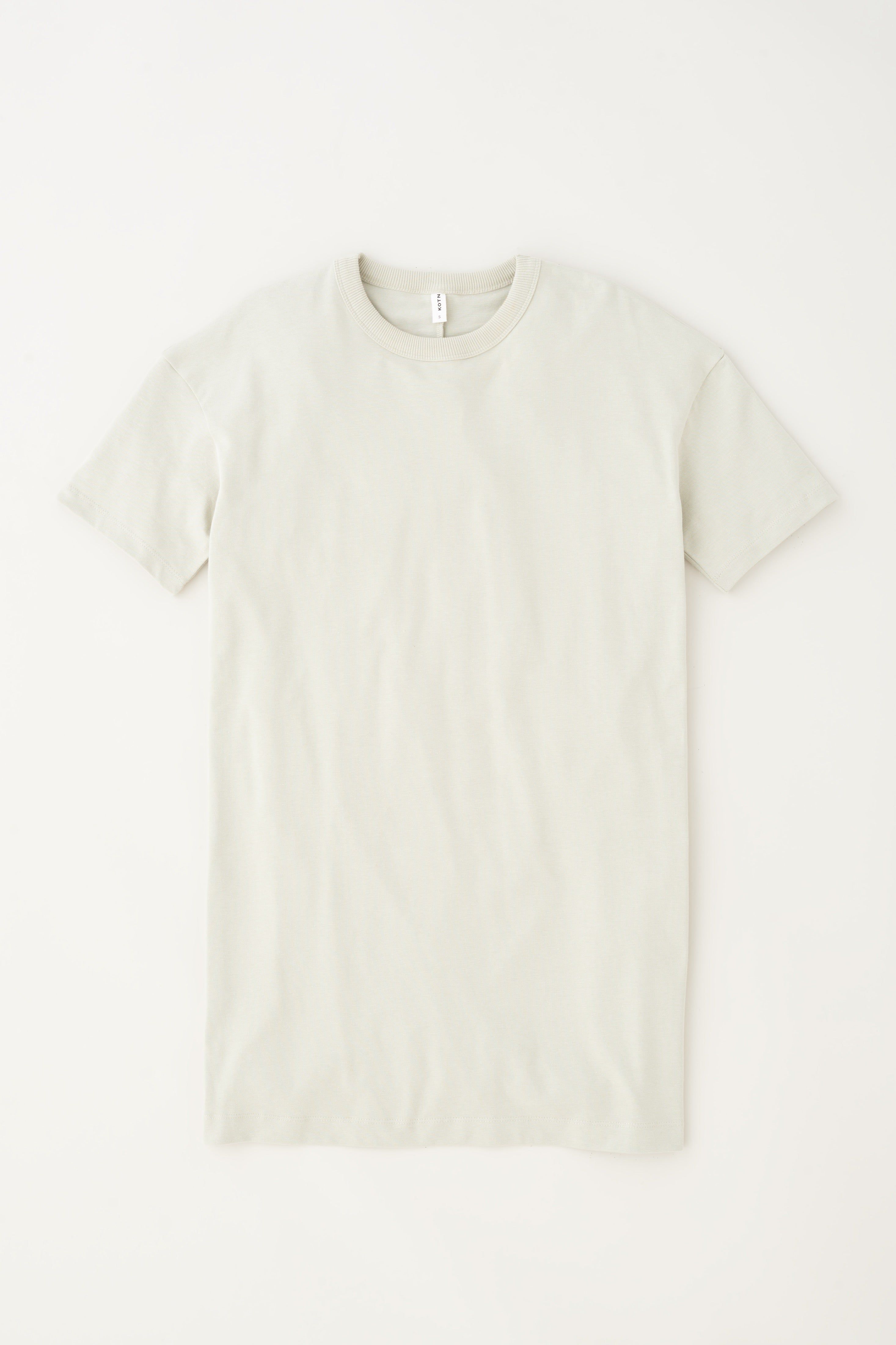 Women's T-Shirt Dress in Moss Grey sold by Kotn product image thumbnail 4