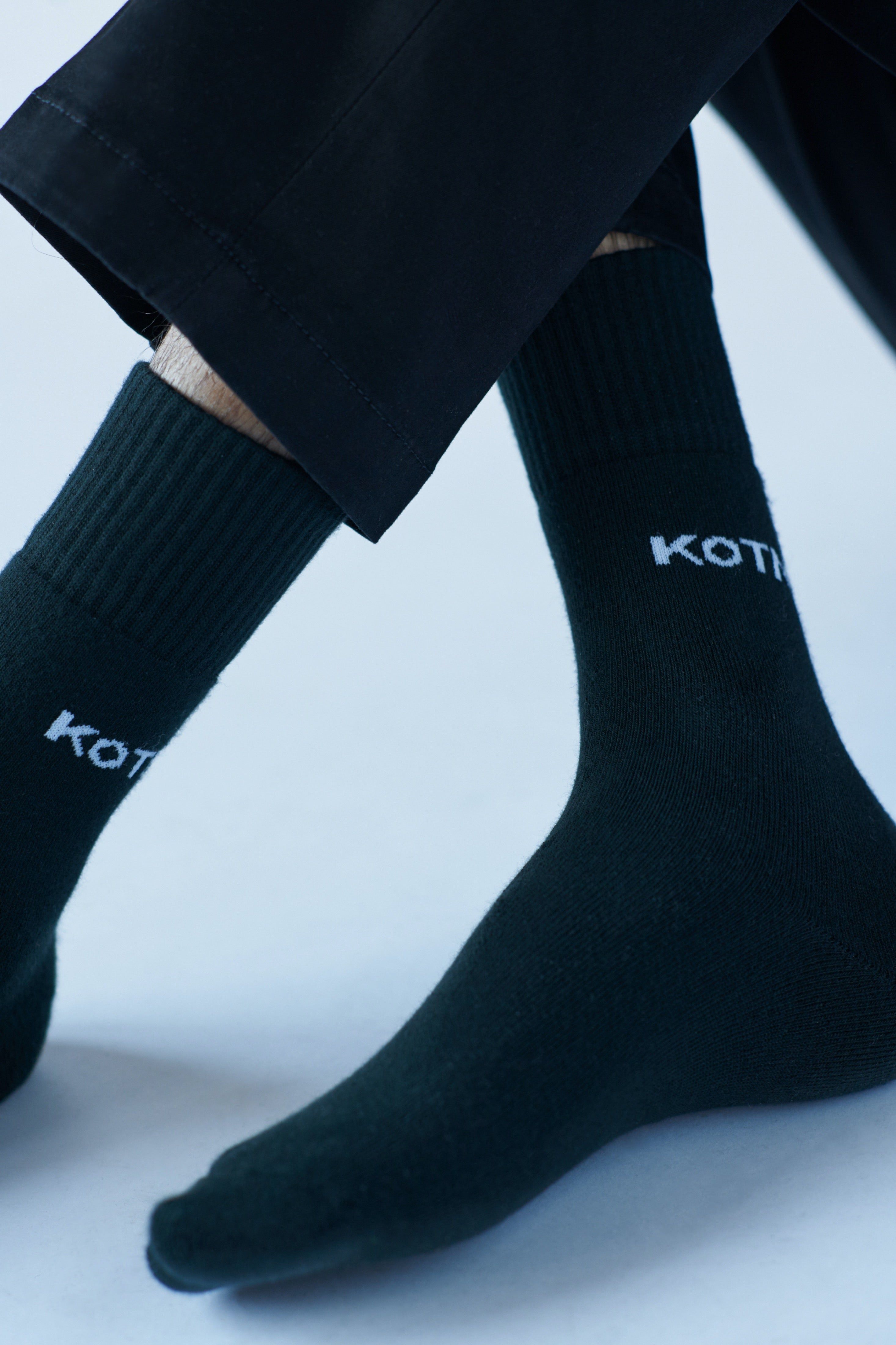 Women's Crew Sock in Black sold by Kotn product image thumbnail 2