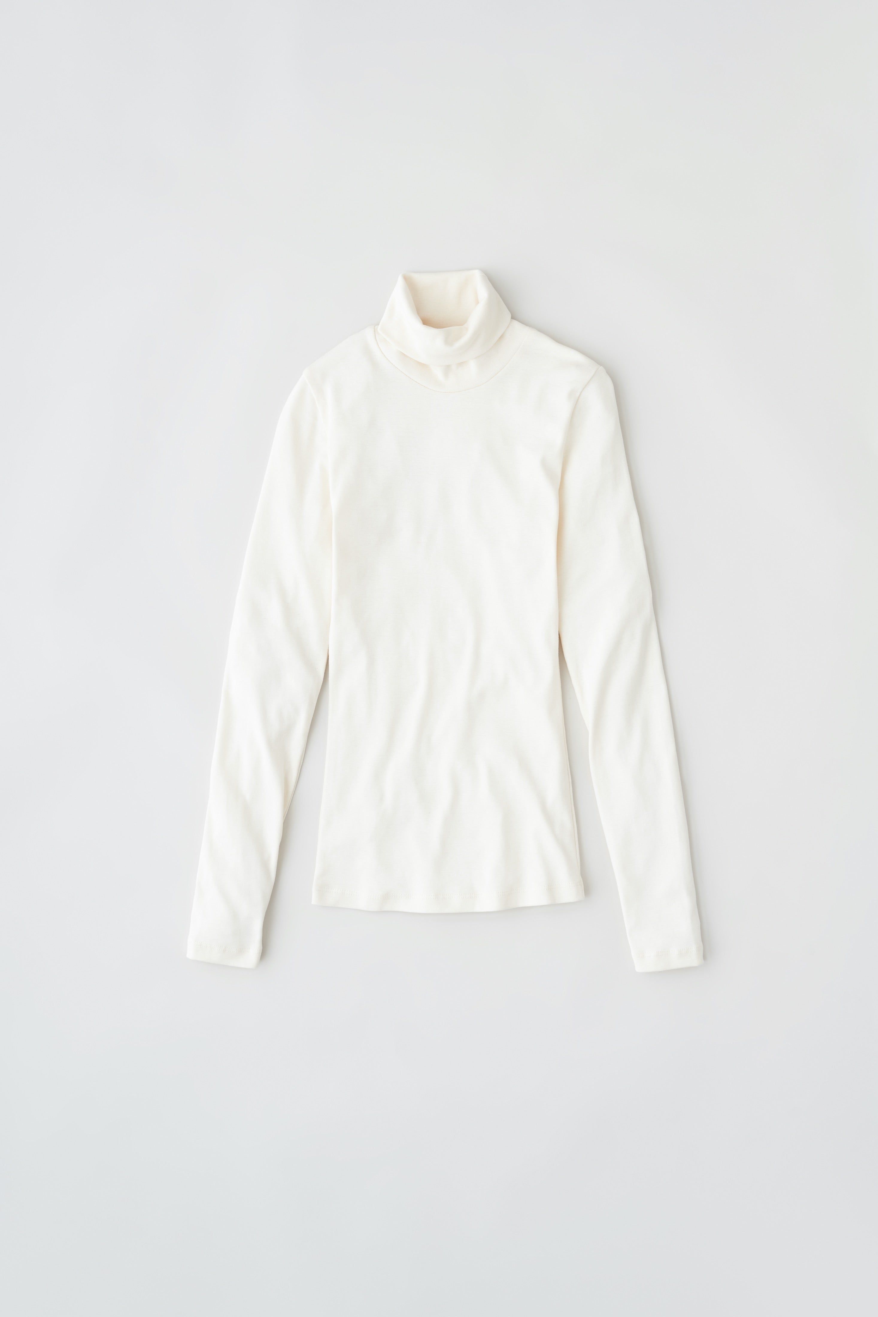 Women's Fitted Turtleneck in Natural sold by Kotn product image thumbnail 4