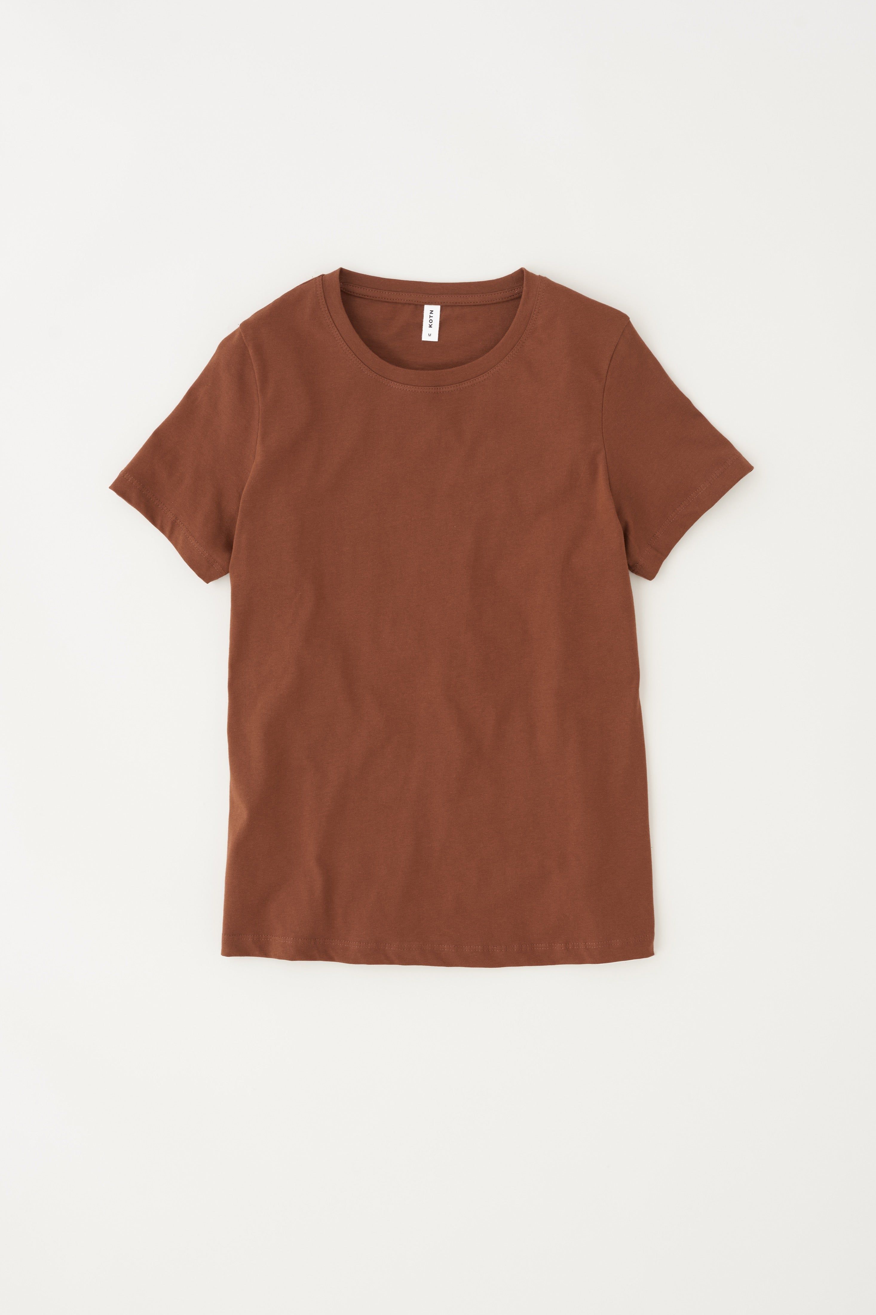 Women's Essential Crew in Umber sold by Kotn product image thumbnail 5
