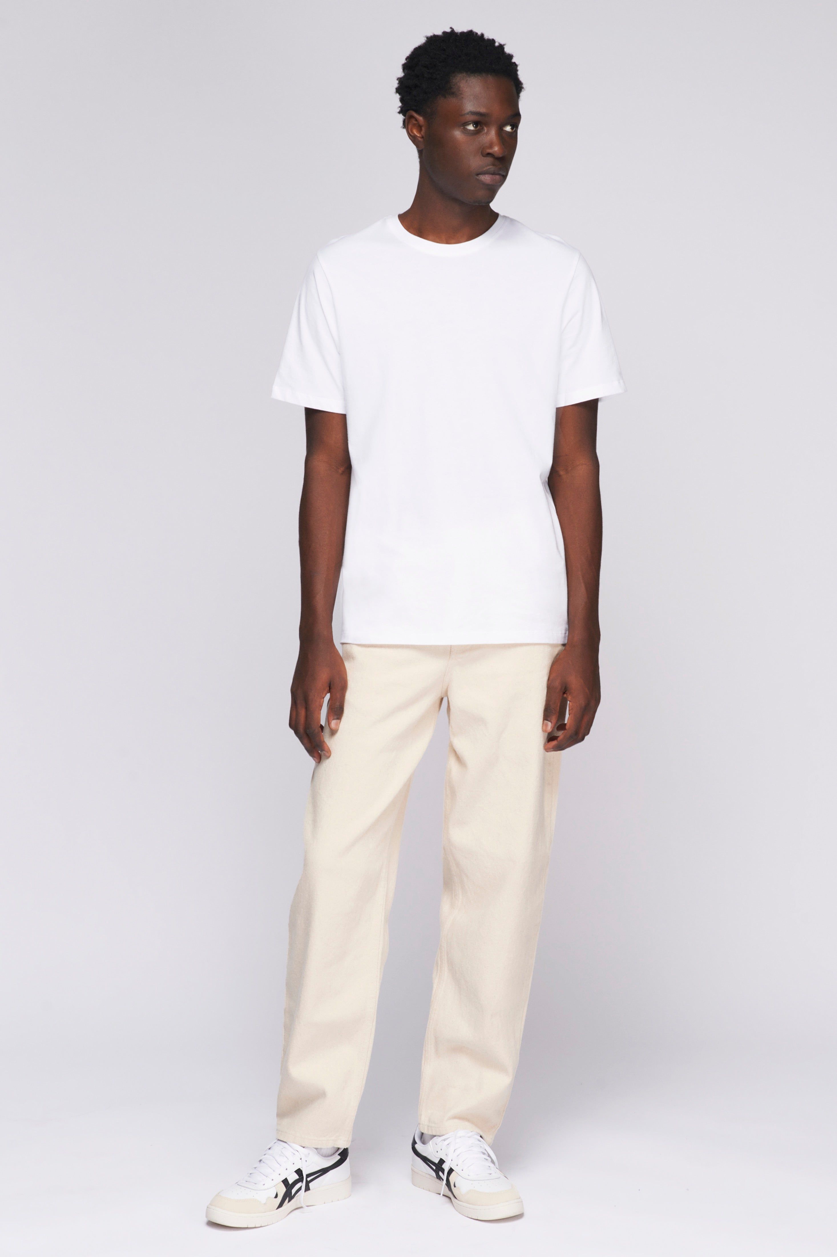 Men's Essential Crew in White sold by Kotn