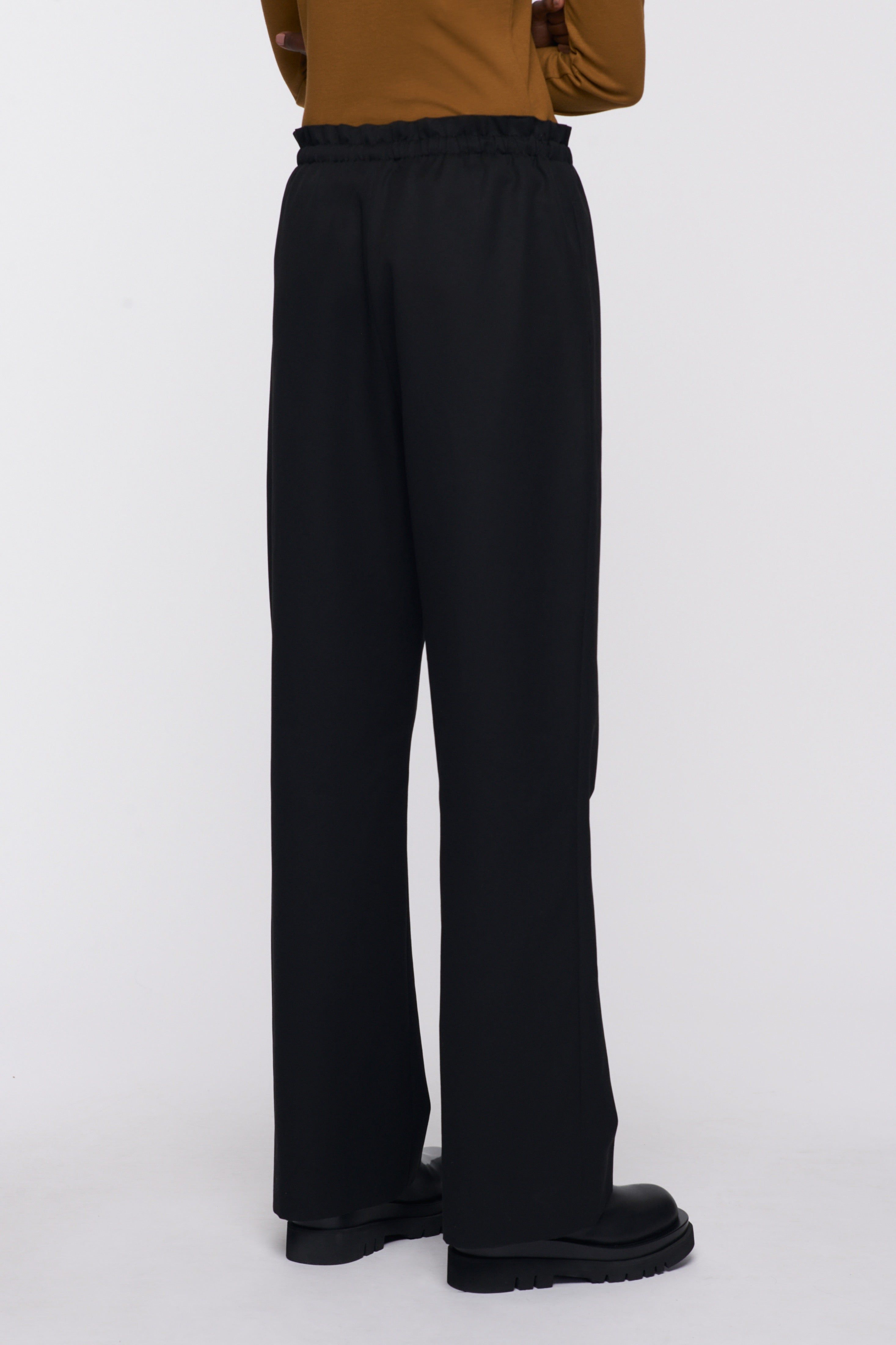 Women's Pull Up Trouser in Black sold by Kotn product image thumbnail 3