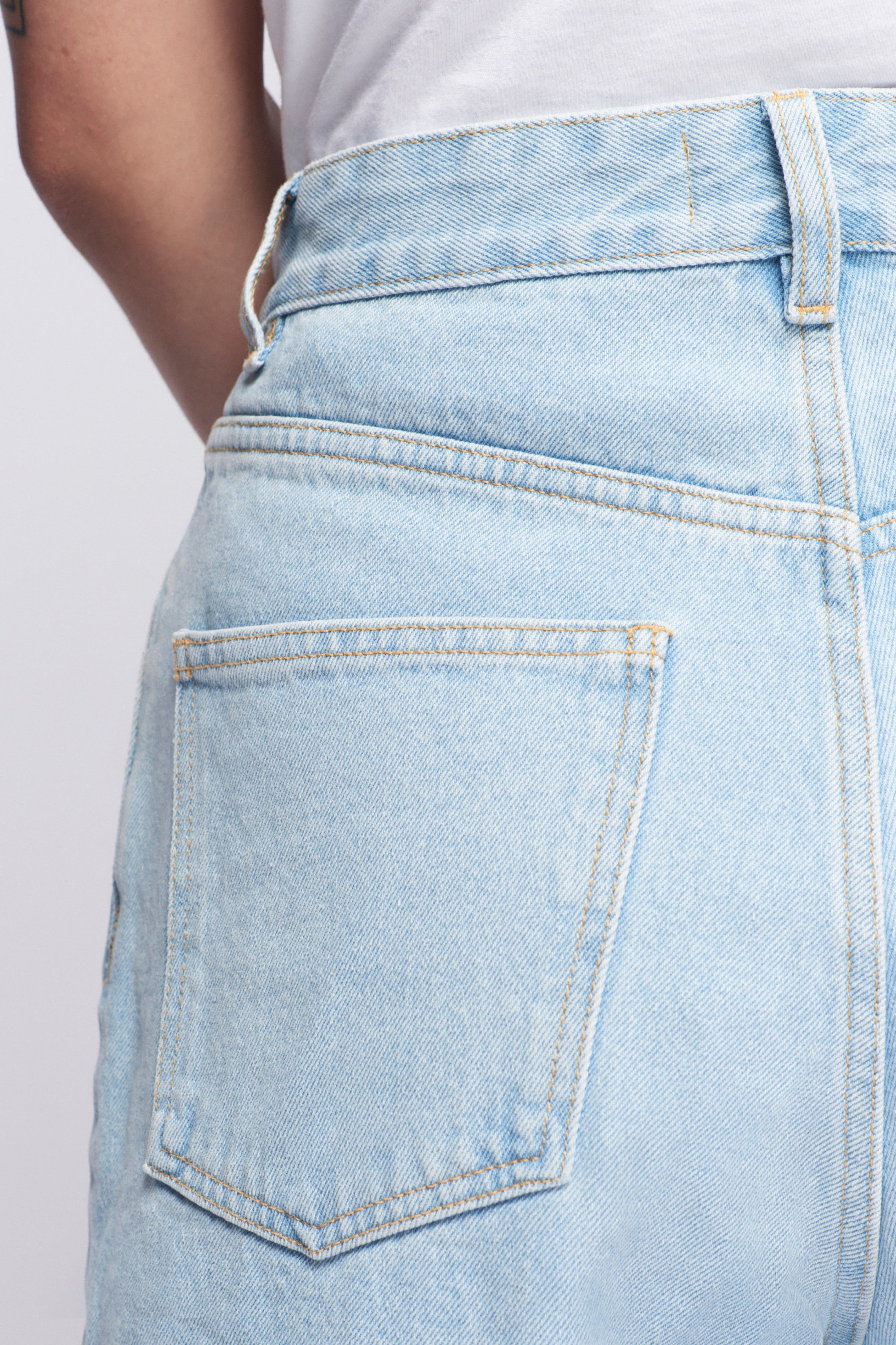 Unisex Antifit Denim in Light Wash sold by Kotn product image thumbnail 7