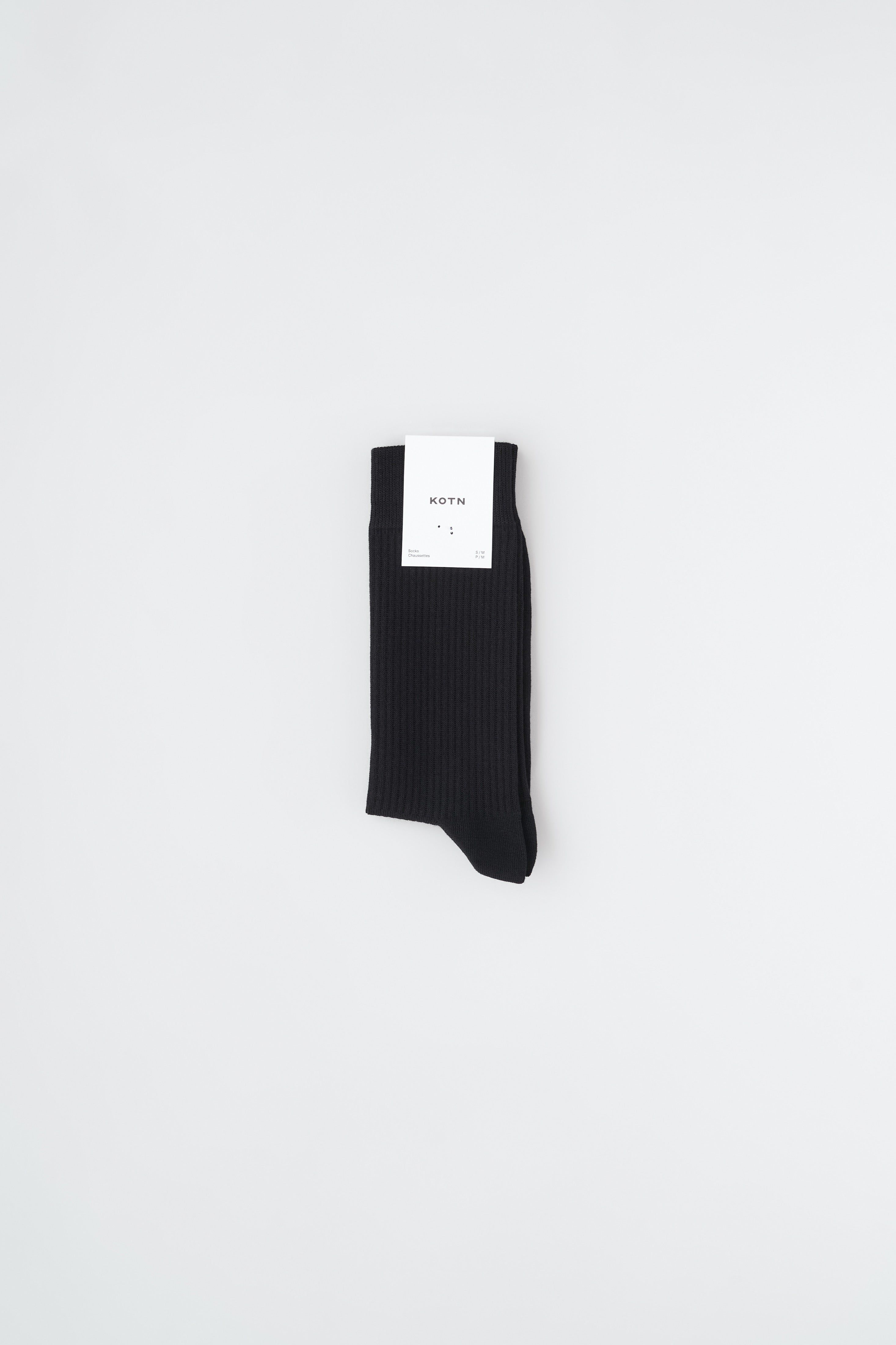 Rib Socks in Black sold by Kotn product image thumbnail 5