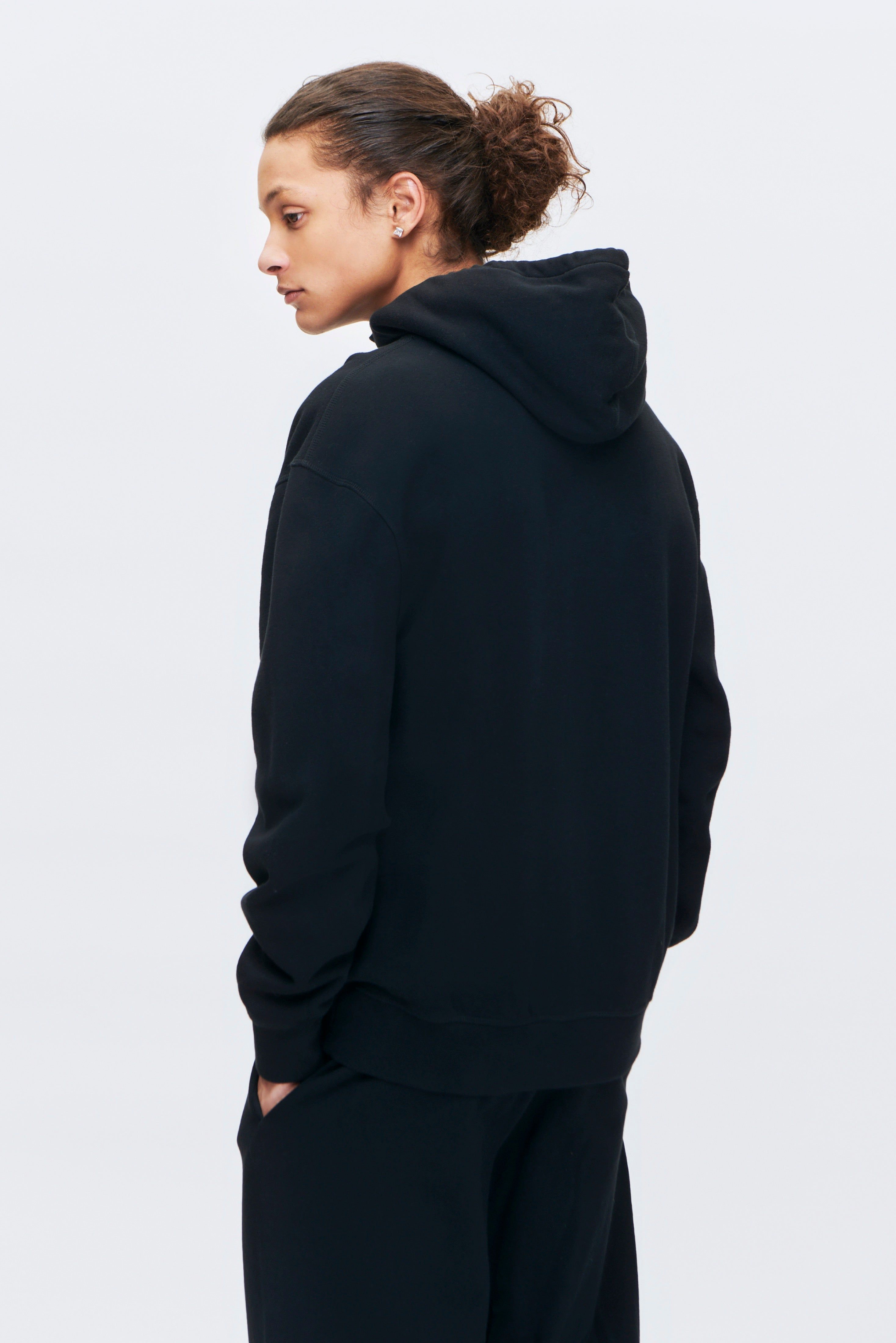 Unisex Logo Hoodie in Black sold by Kotn product image thumbnail 7
