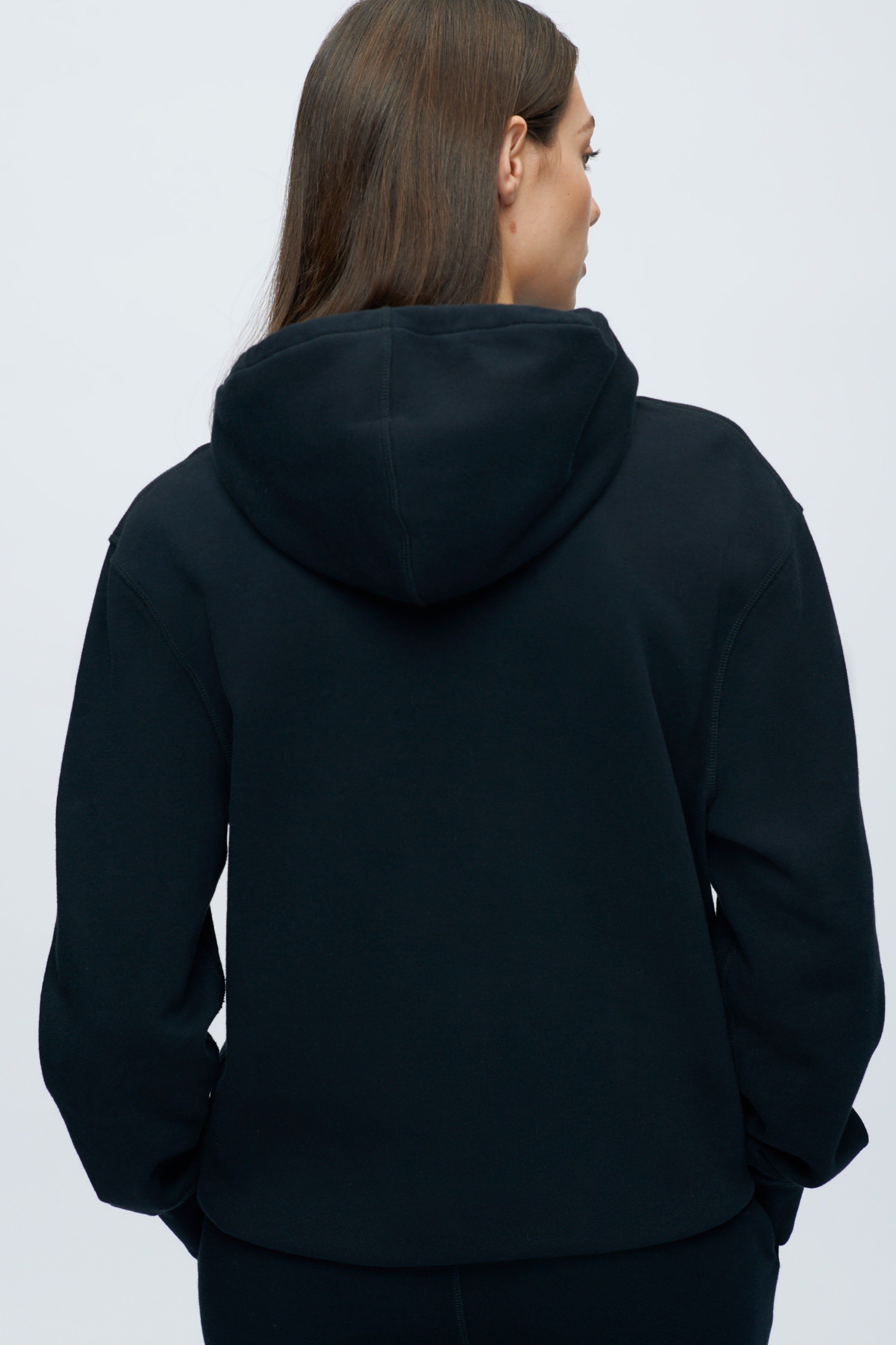 Unisex Logo Hoodie in Black sold by Kotn product image thumbnail 8