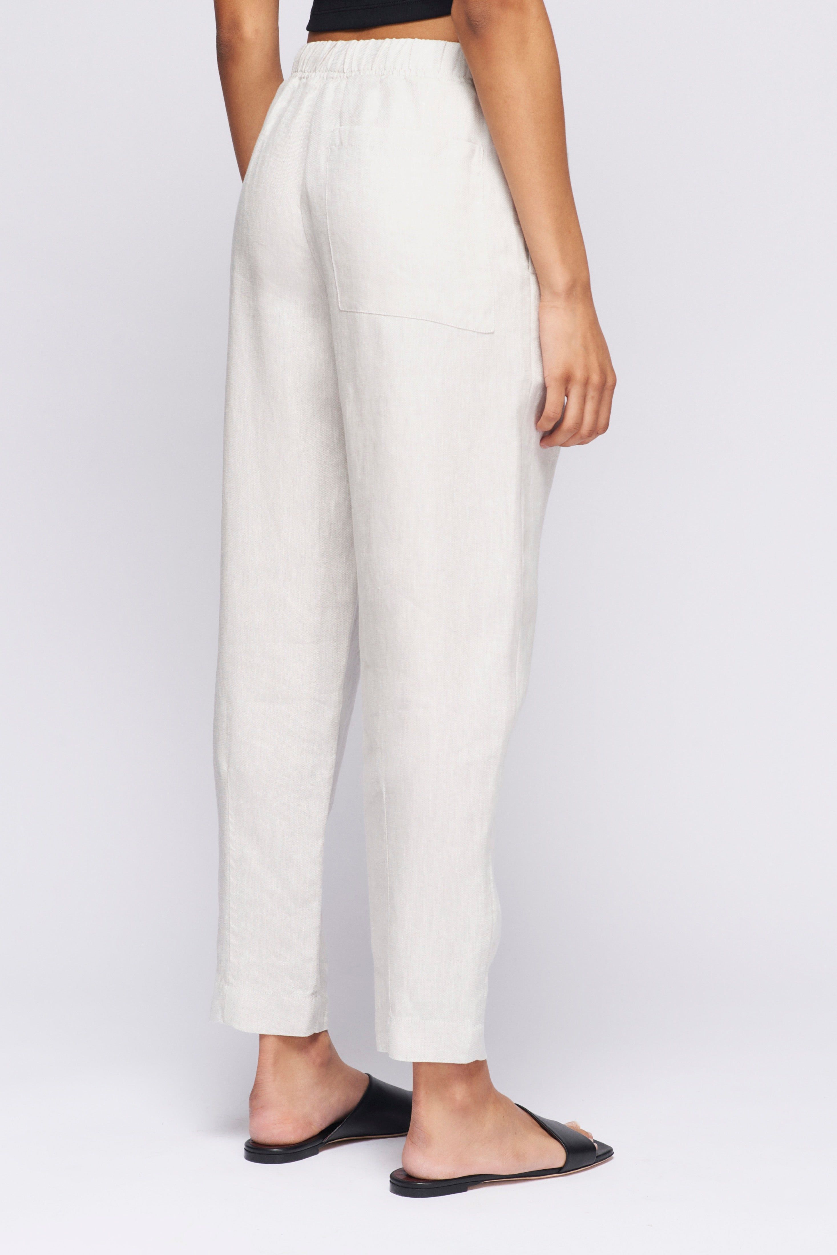 Unisex Cairo Linen Pant in Natural sold by Kotn product image thumbnail 5