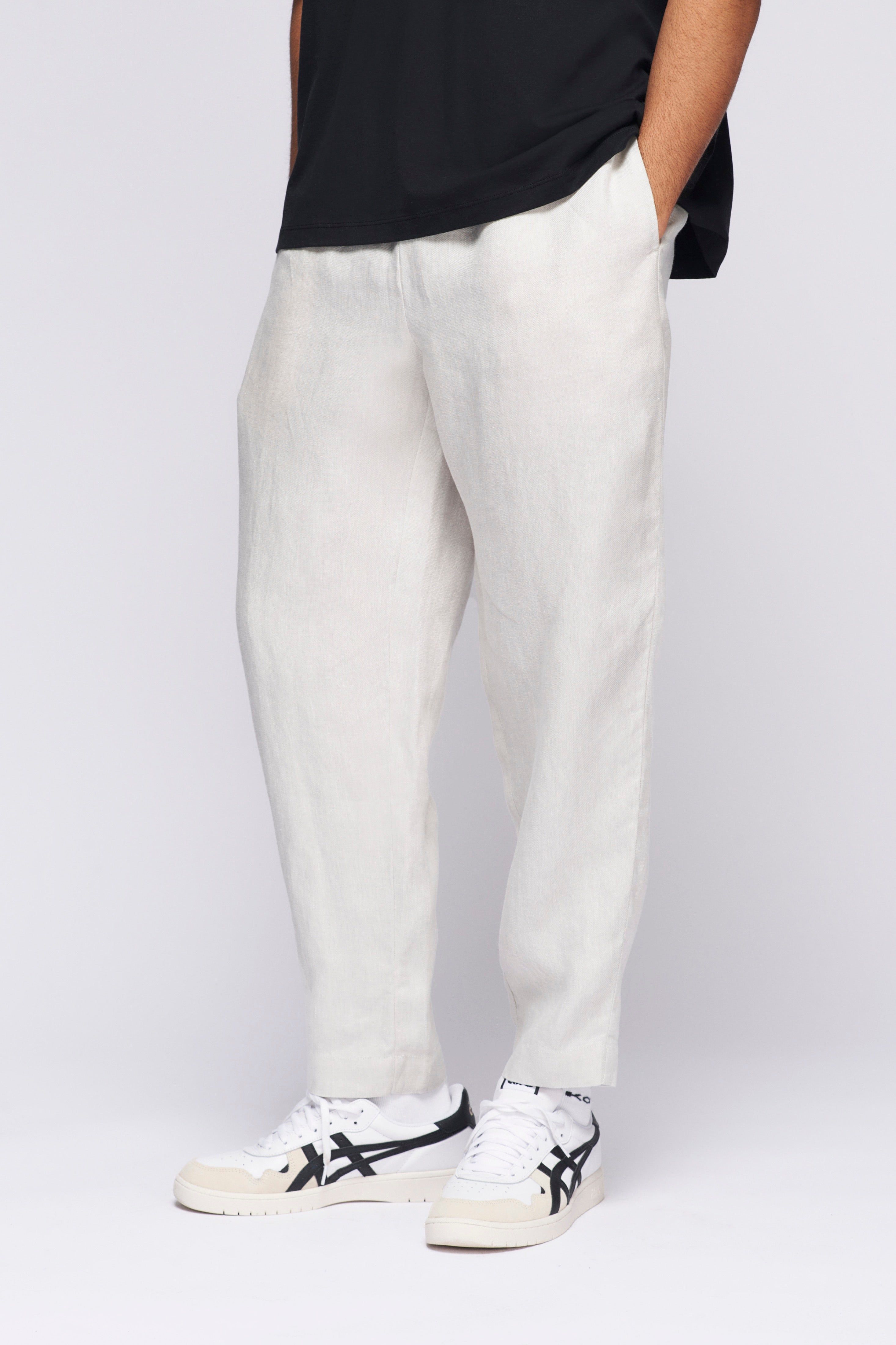 Unisex Cairo Linen Pant in Natural sold by Kotn product image thumbnail 4
