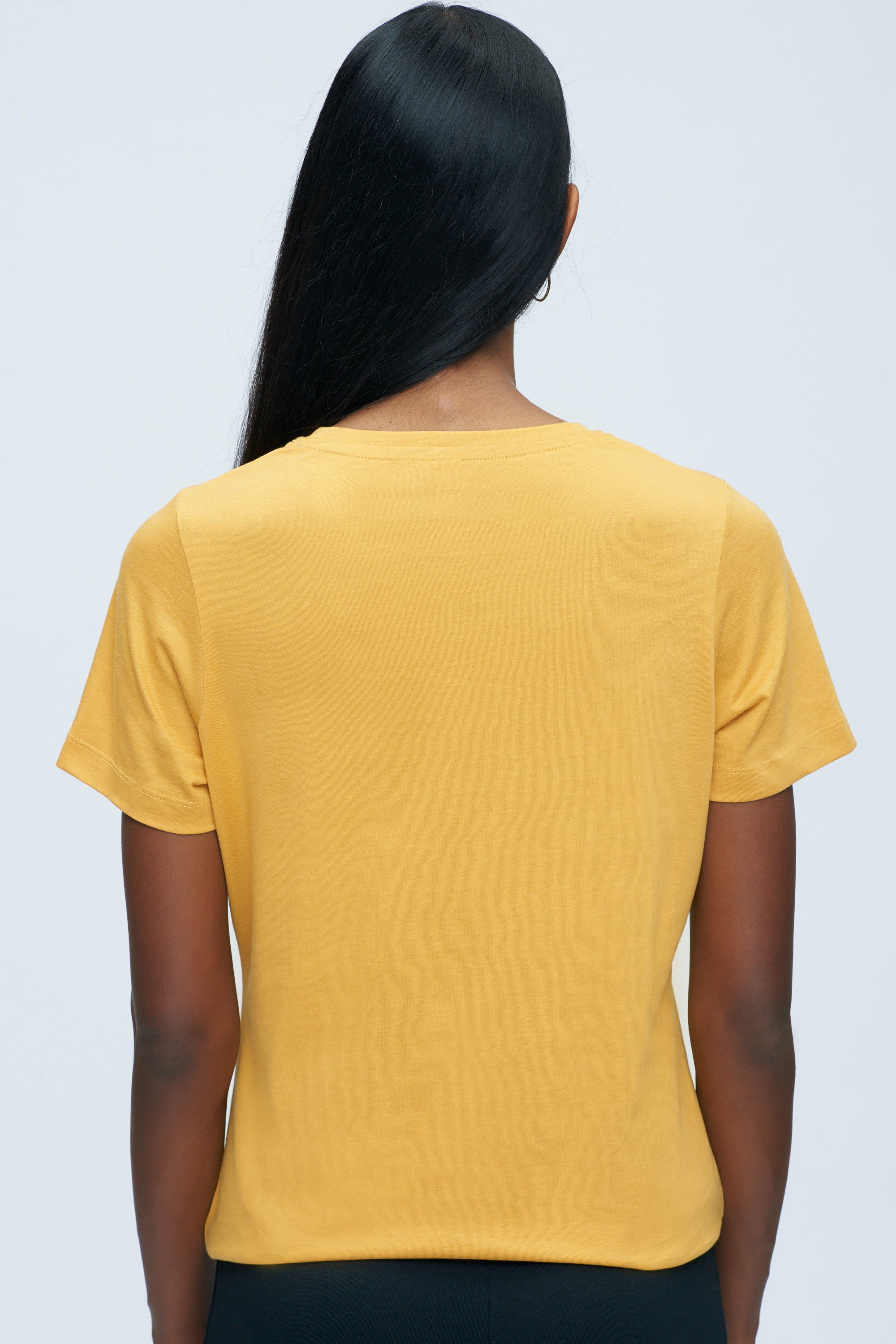 Women’s Essential Crew in Dijon sold by Kotn product image thumbnail 4