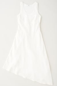 Women's Bias Cut Tank Dress in Marshmallow sold by Kotn