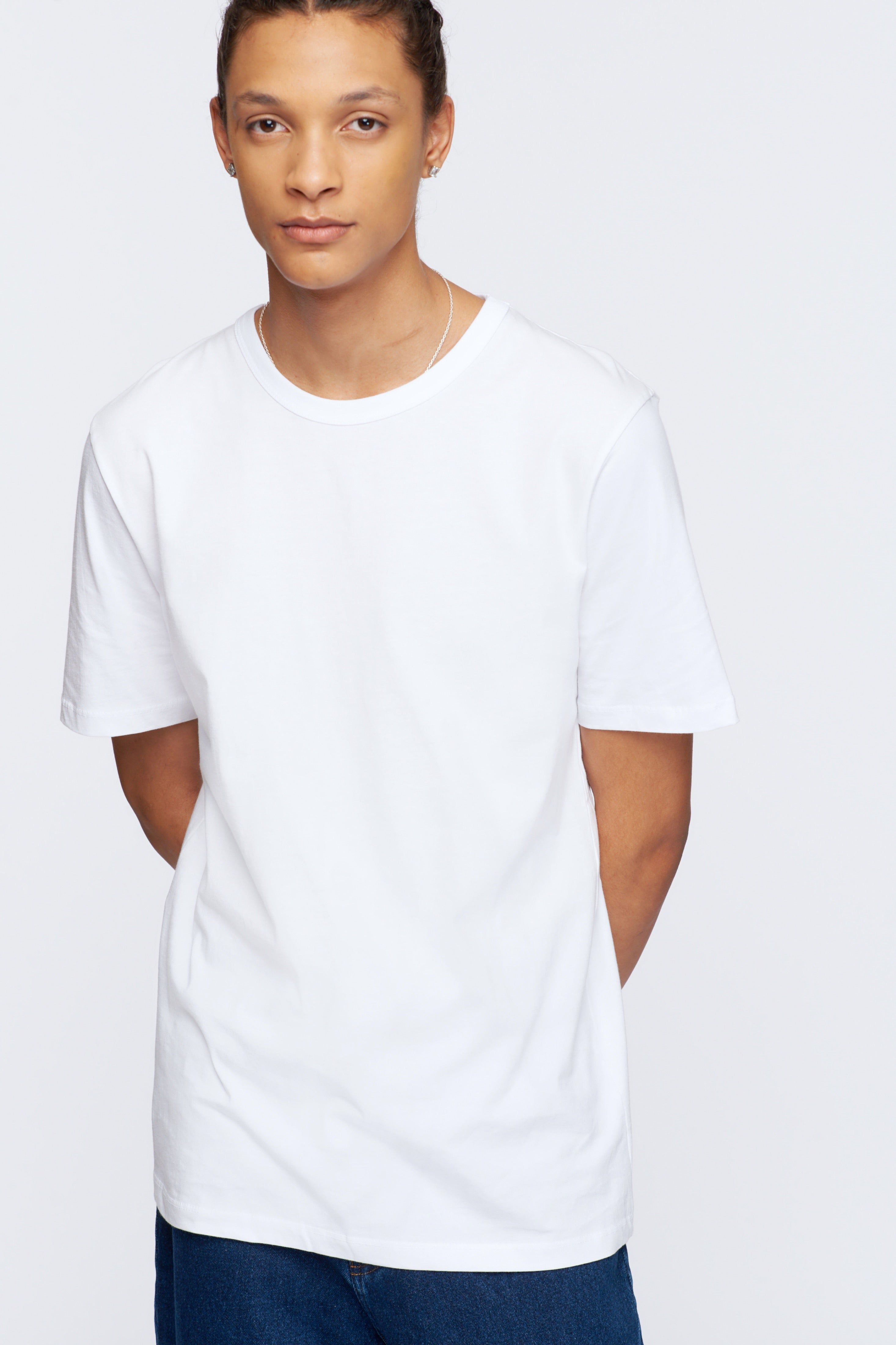 Men's Long Essential Crew in White sold by Kotn product image thumbnail 2
