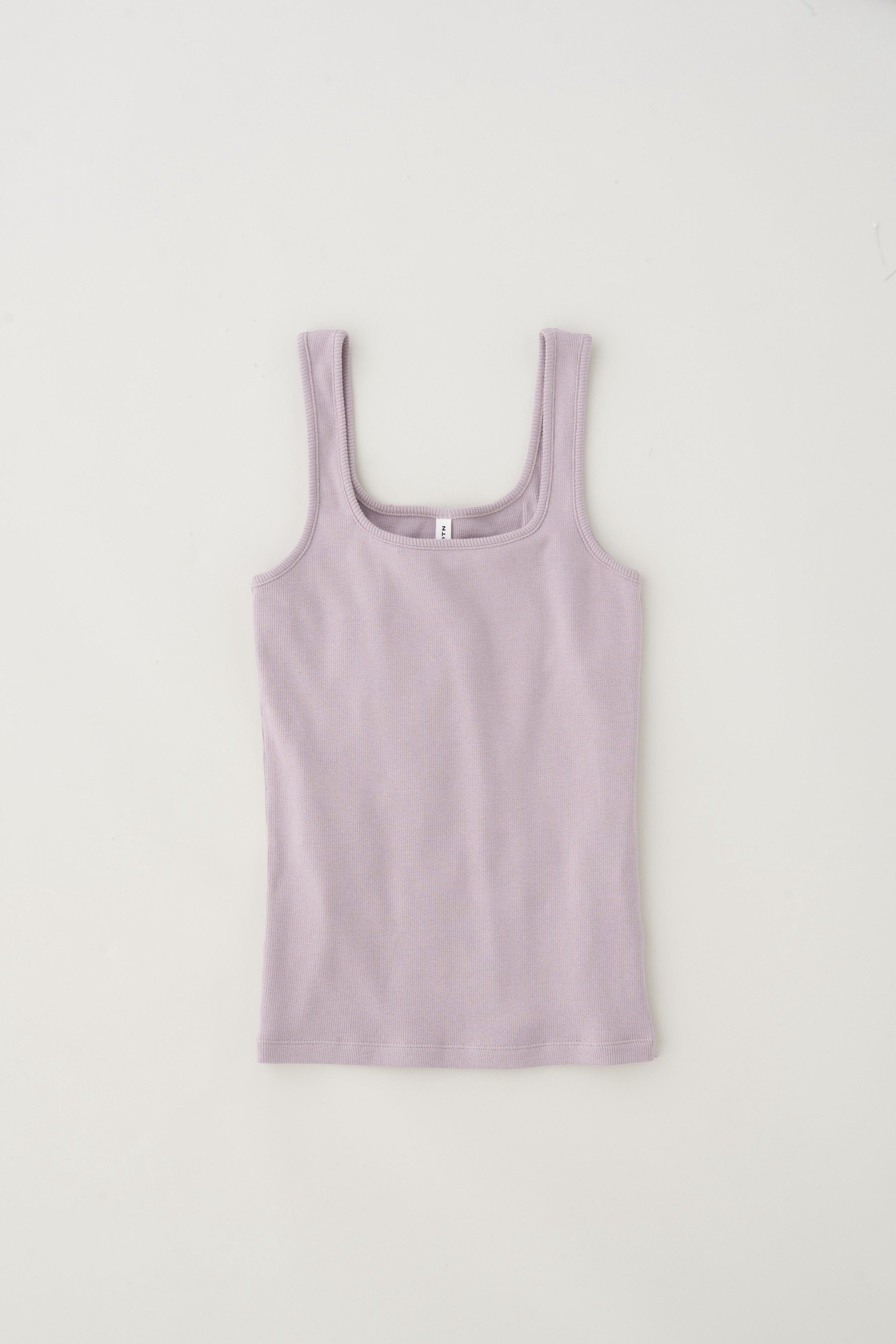 Women's Square Neck Tank in Lavender sold by Kotn product image thumbnail 6