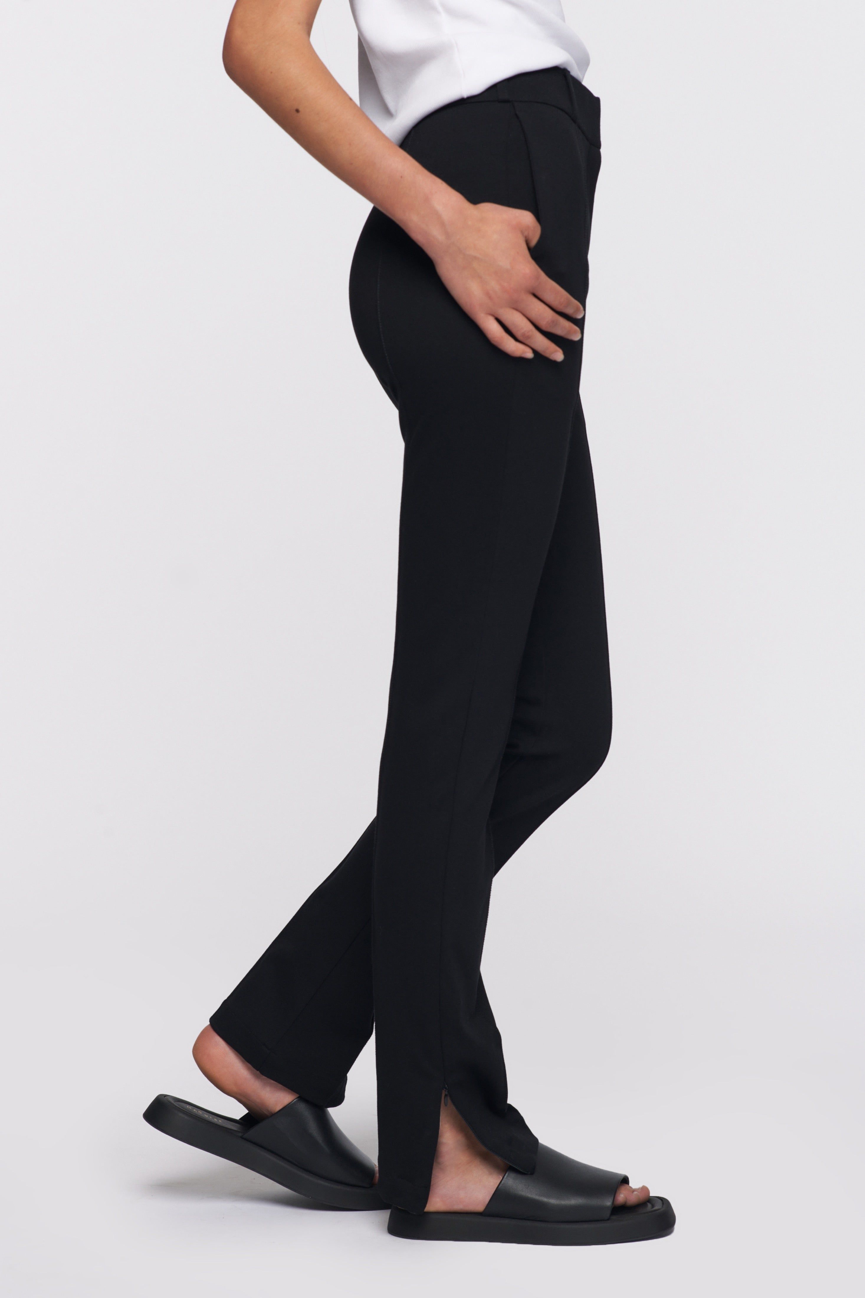Women's Cigarette Pants in Black sold by Kotn product image thumbnail 3