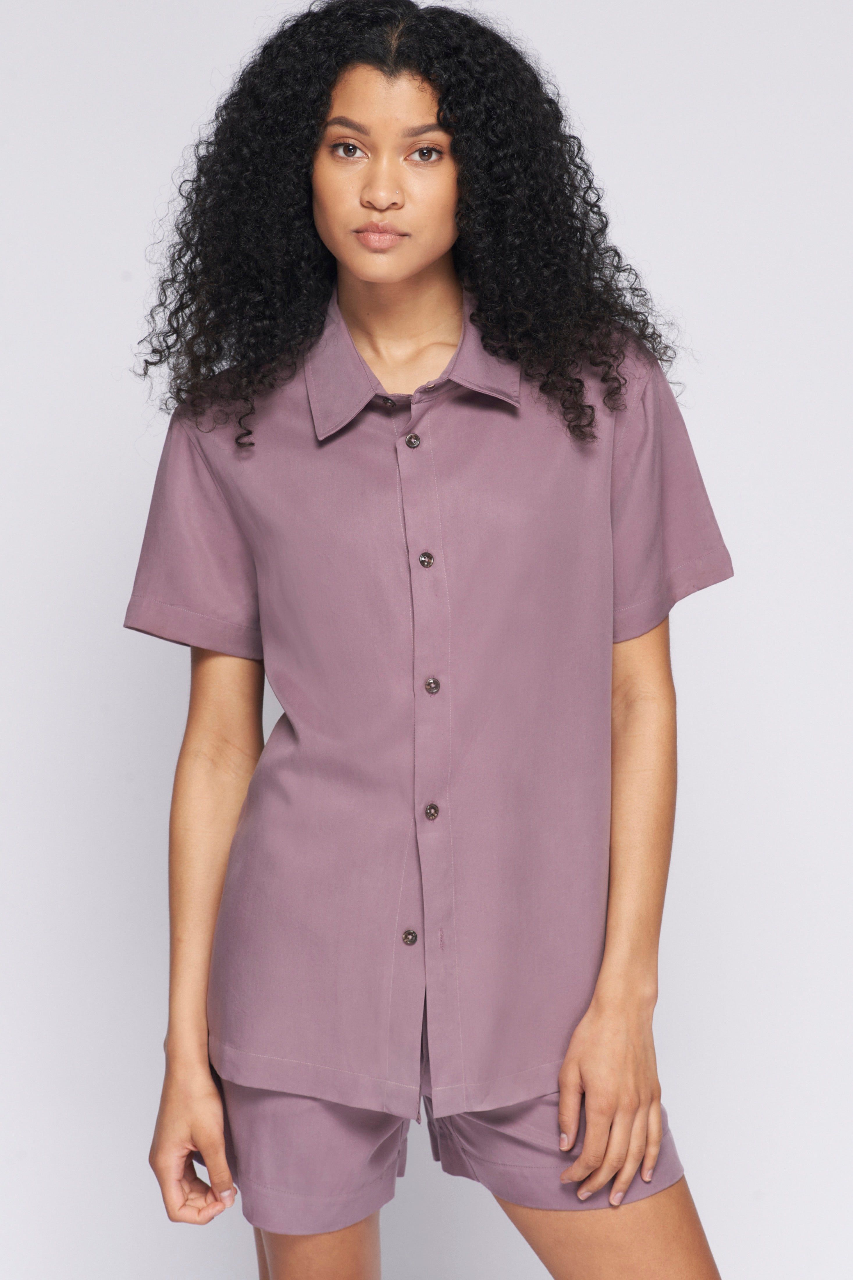 Unisex Flow Top in Dusty Violet sold by Kotn product image thumbnail 3