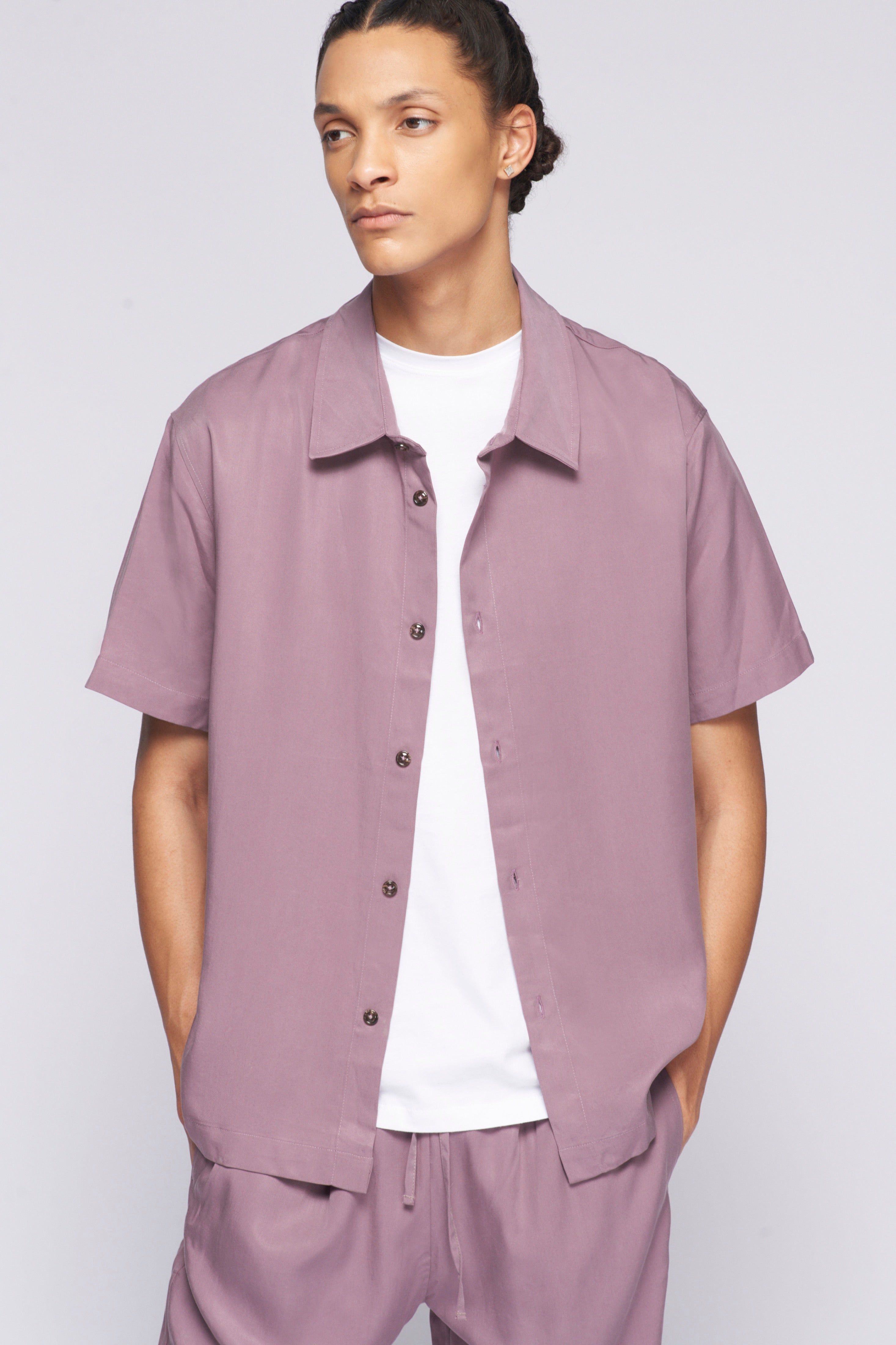Unisex Flow Top in Dusty Violet sold by Kotn product image thumbnail 4