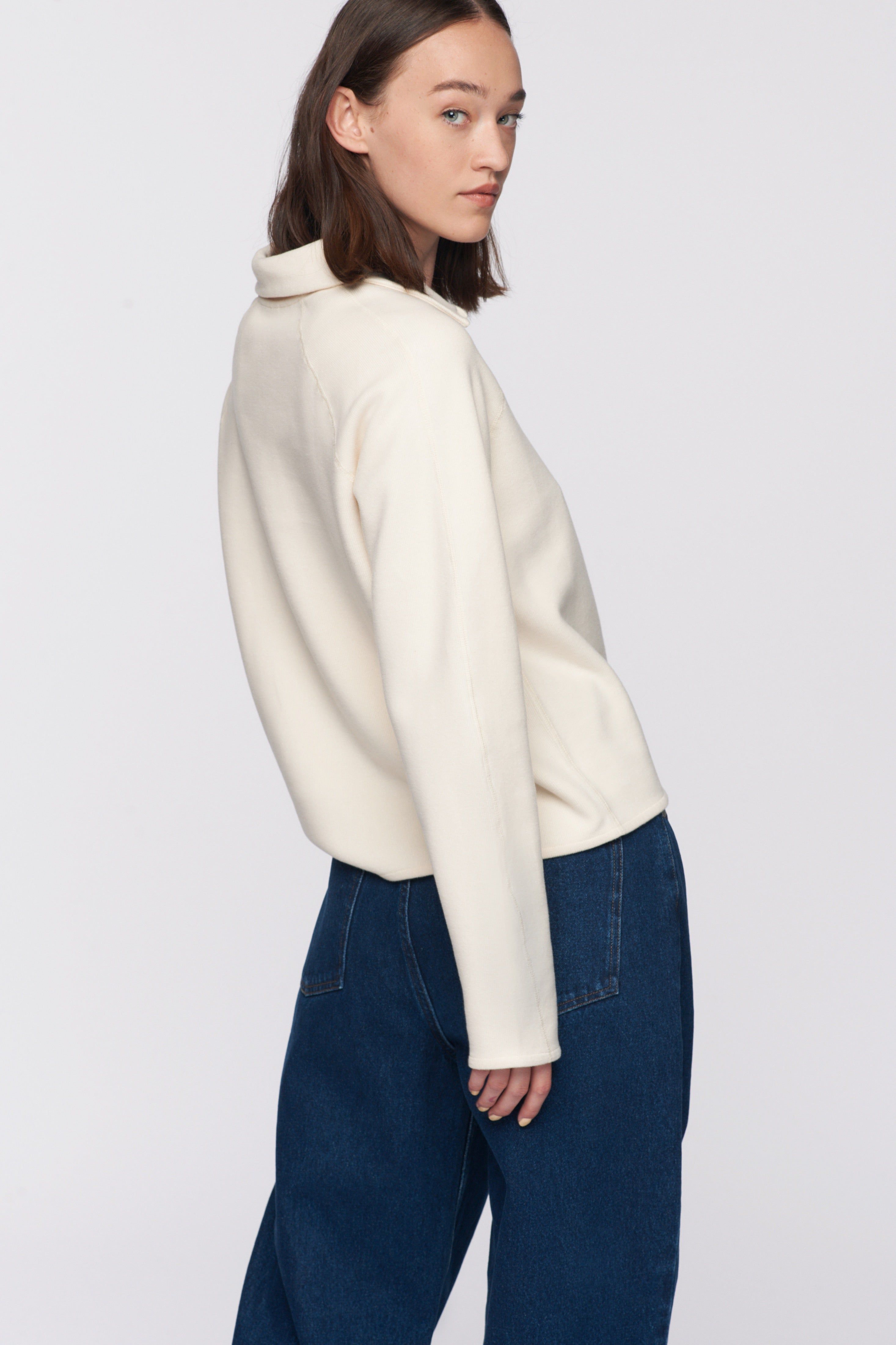 Women's Polo in Natural sold by Kotn product image thumbnail 3