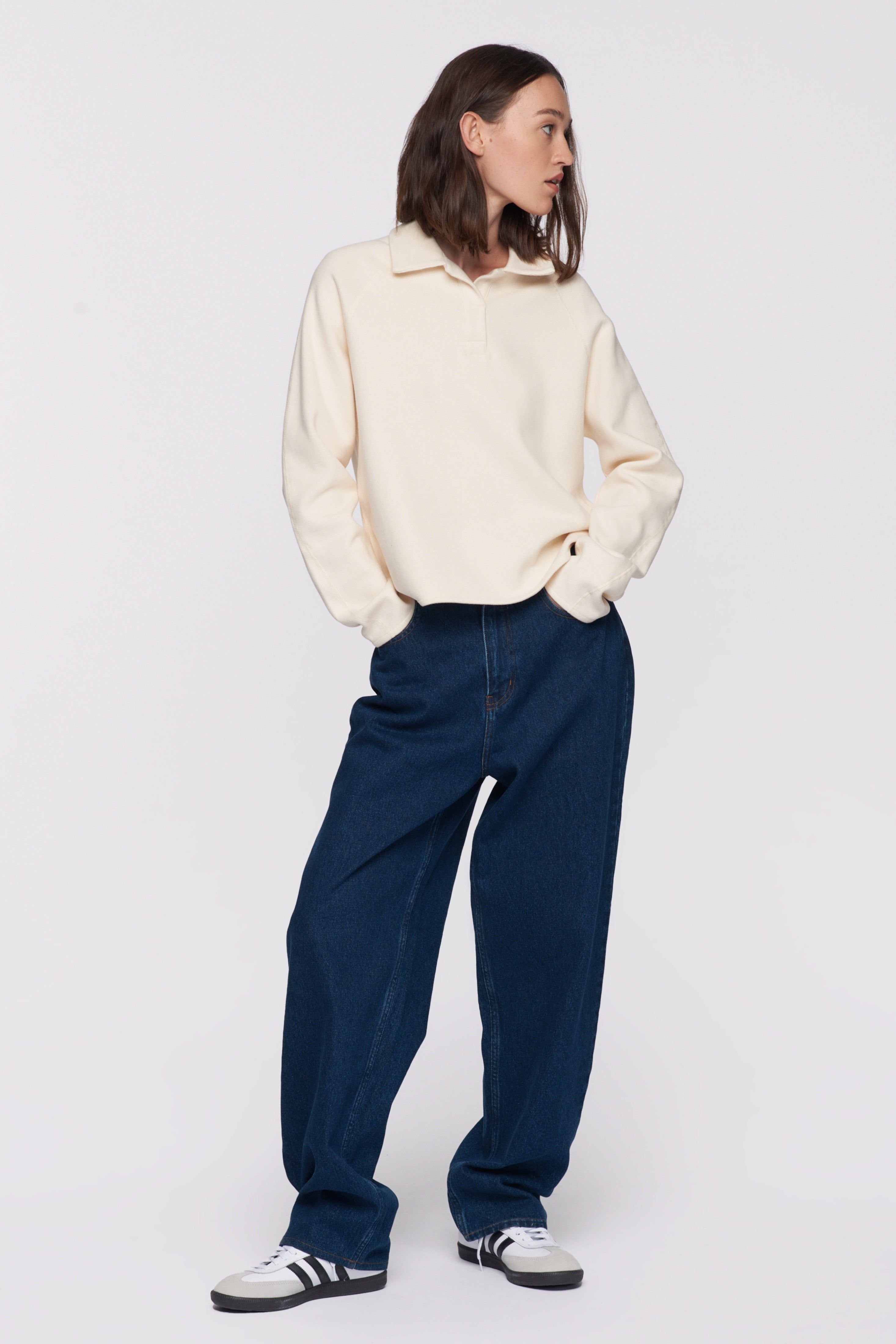 Women's Polo in Natural sold by Kotn