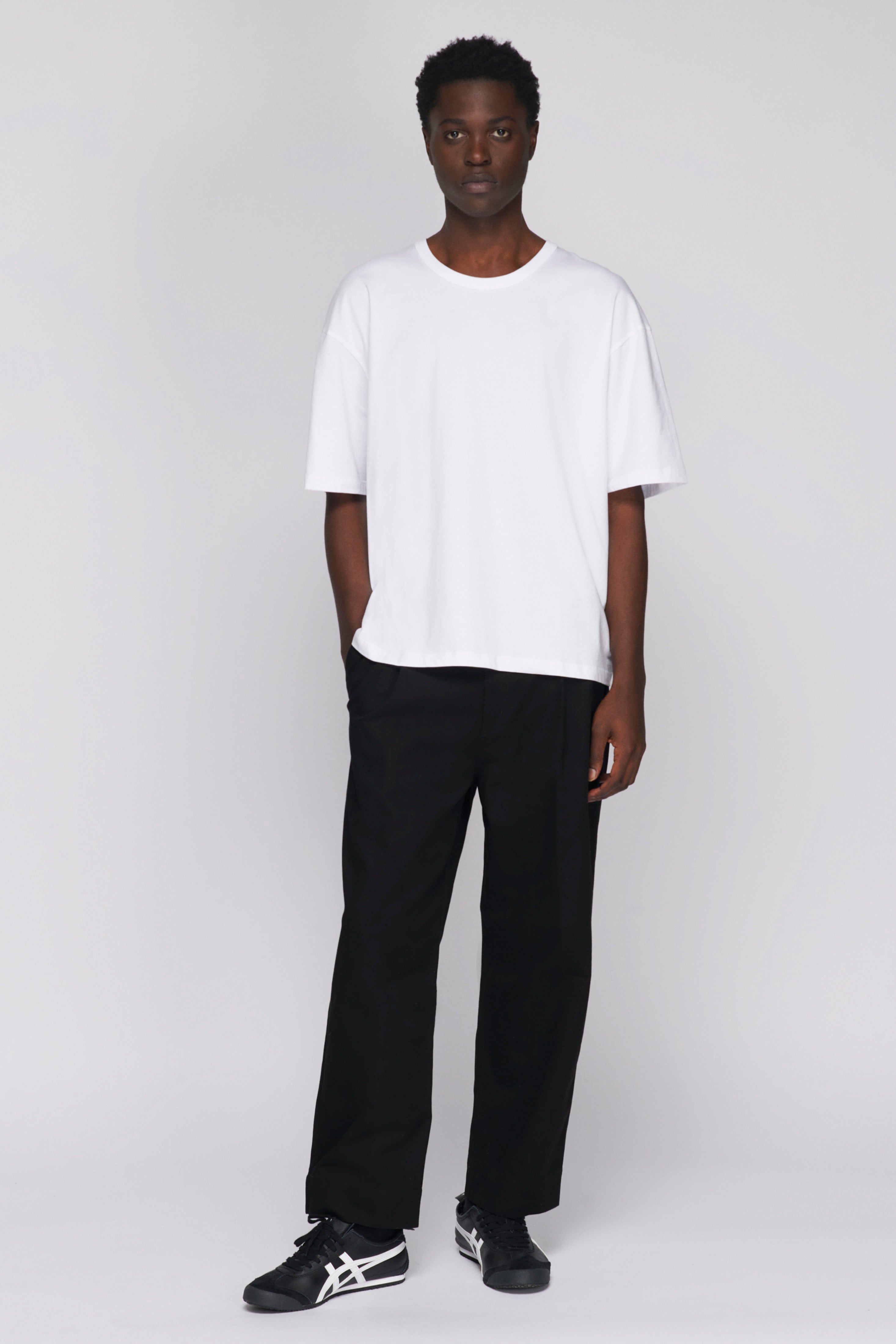 Men's Relaxed Crew in White sold by Kotn