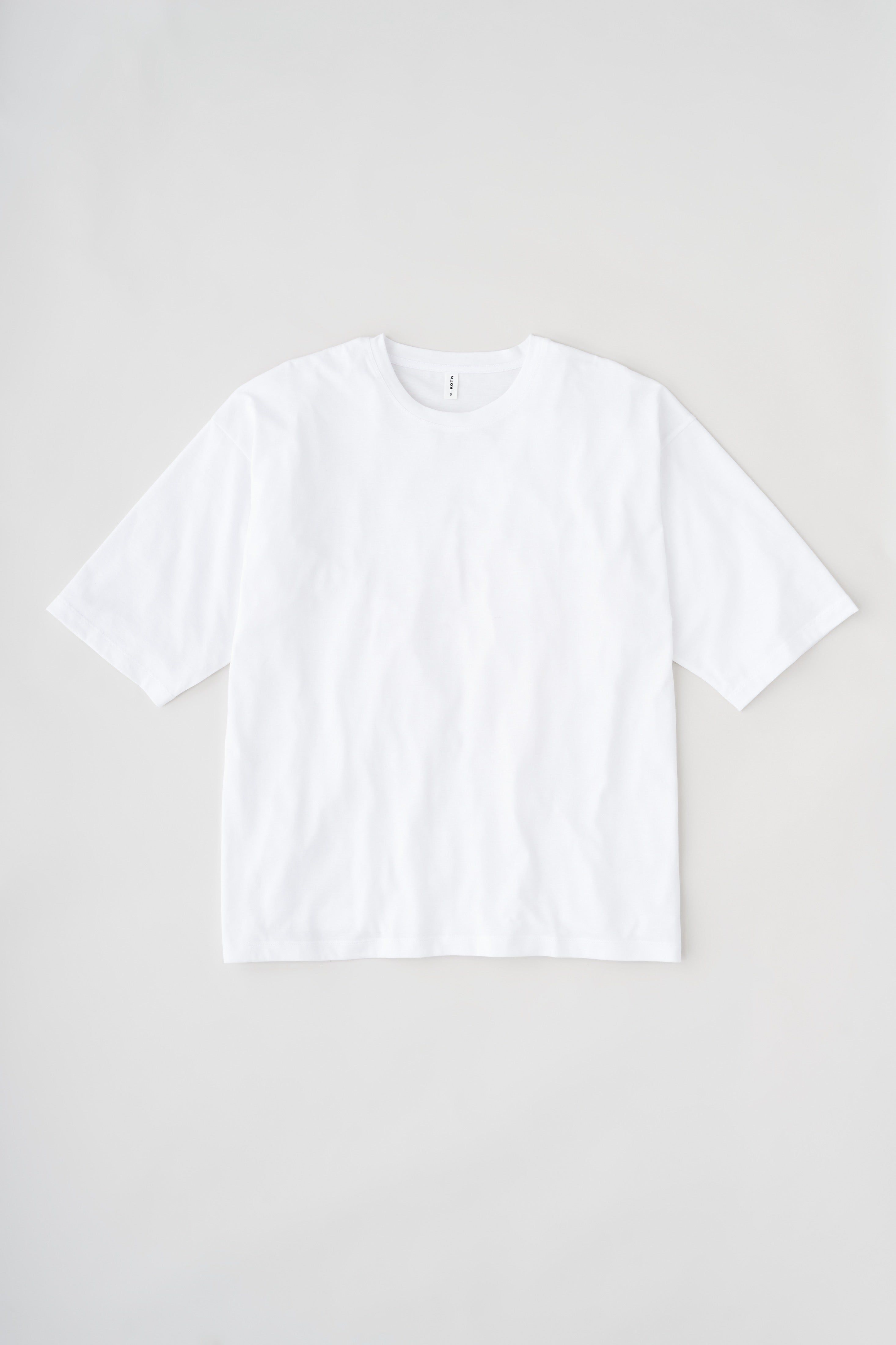 Men's Relaxed Crew in White sold by Kotn product image thumbnail 5
