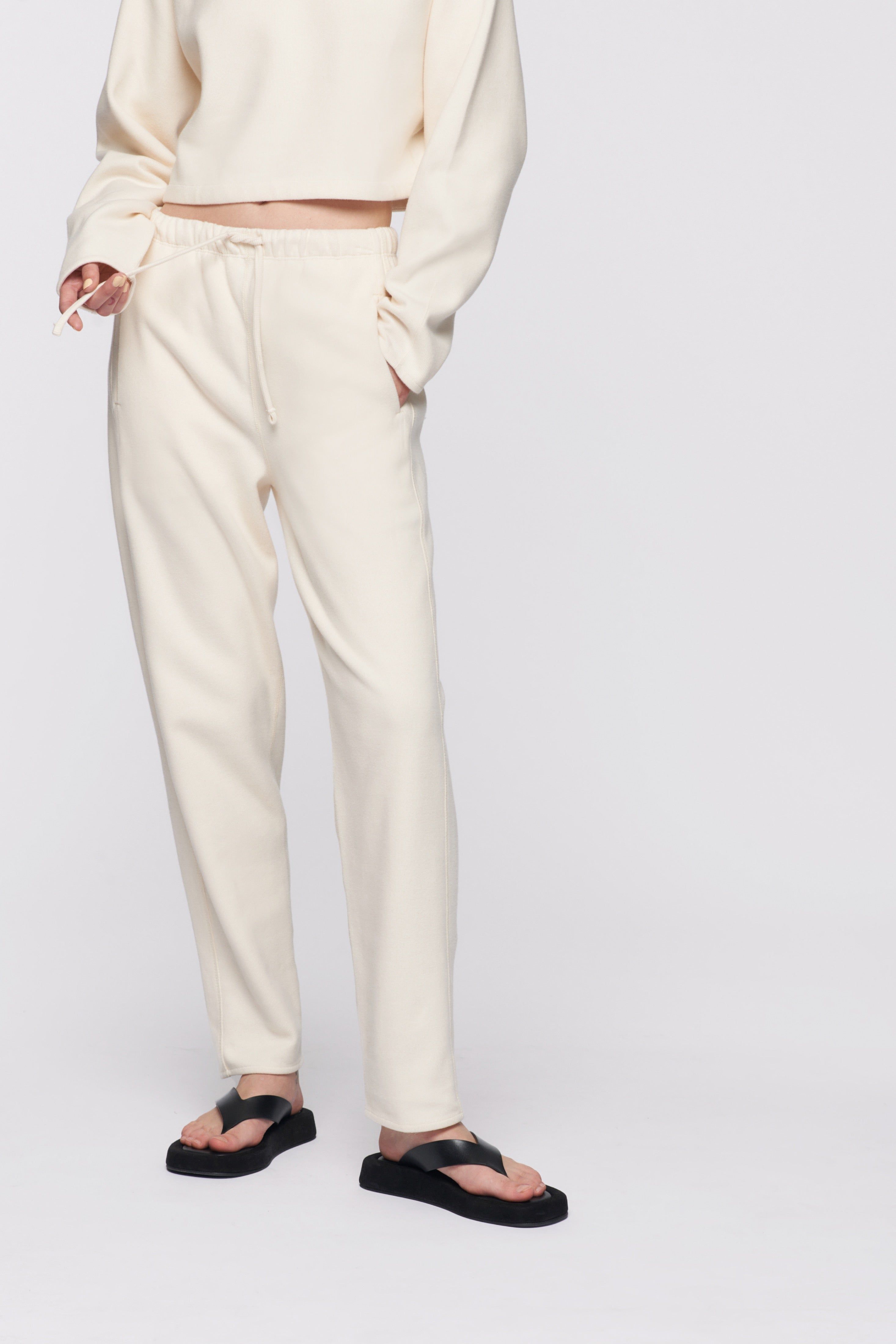 Women's Jogger in Natural sold by Kotn product image thumbnail 2