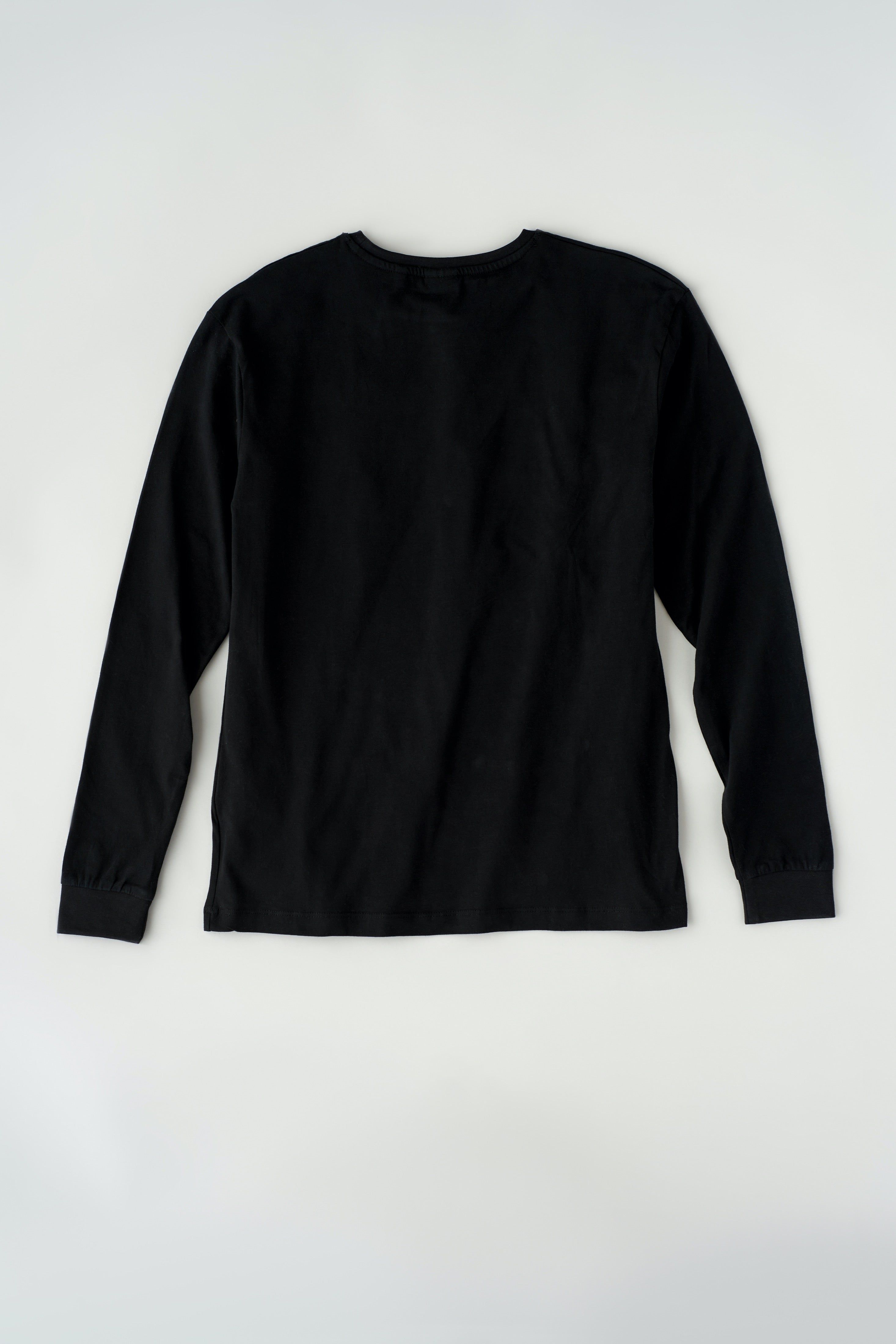 Essential Longsleeve in Black sold by Kotn product image thumbnail 7
