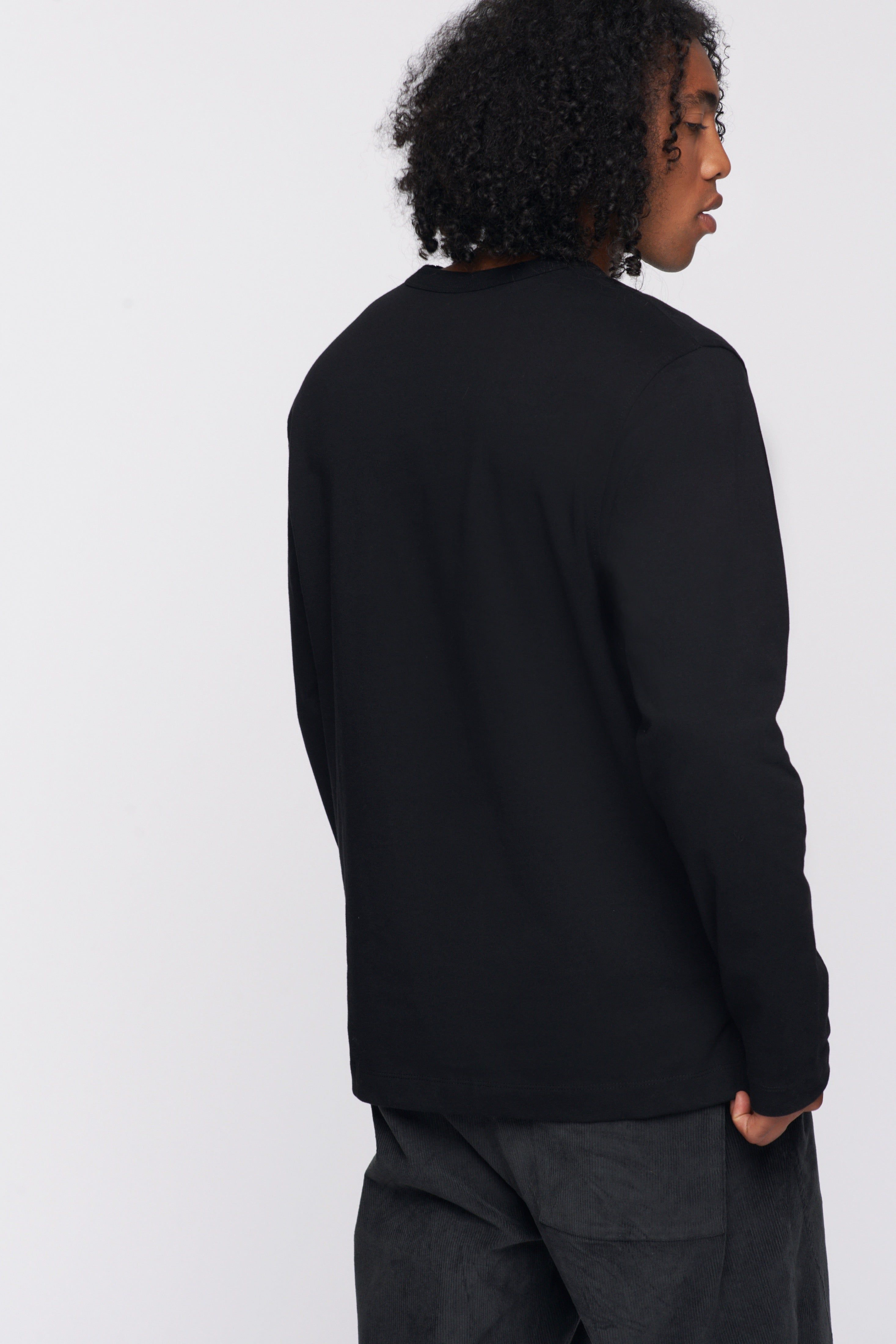 Men's Heavyweight Longsleeve 2.0 in Black sold by Kotn product image thumbnail 3