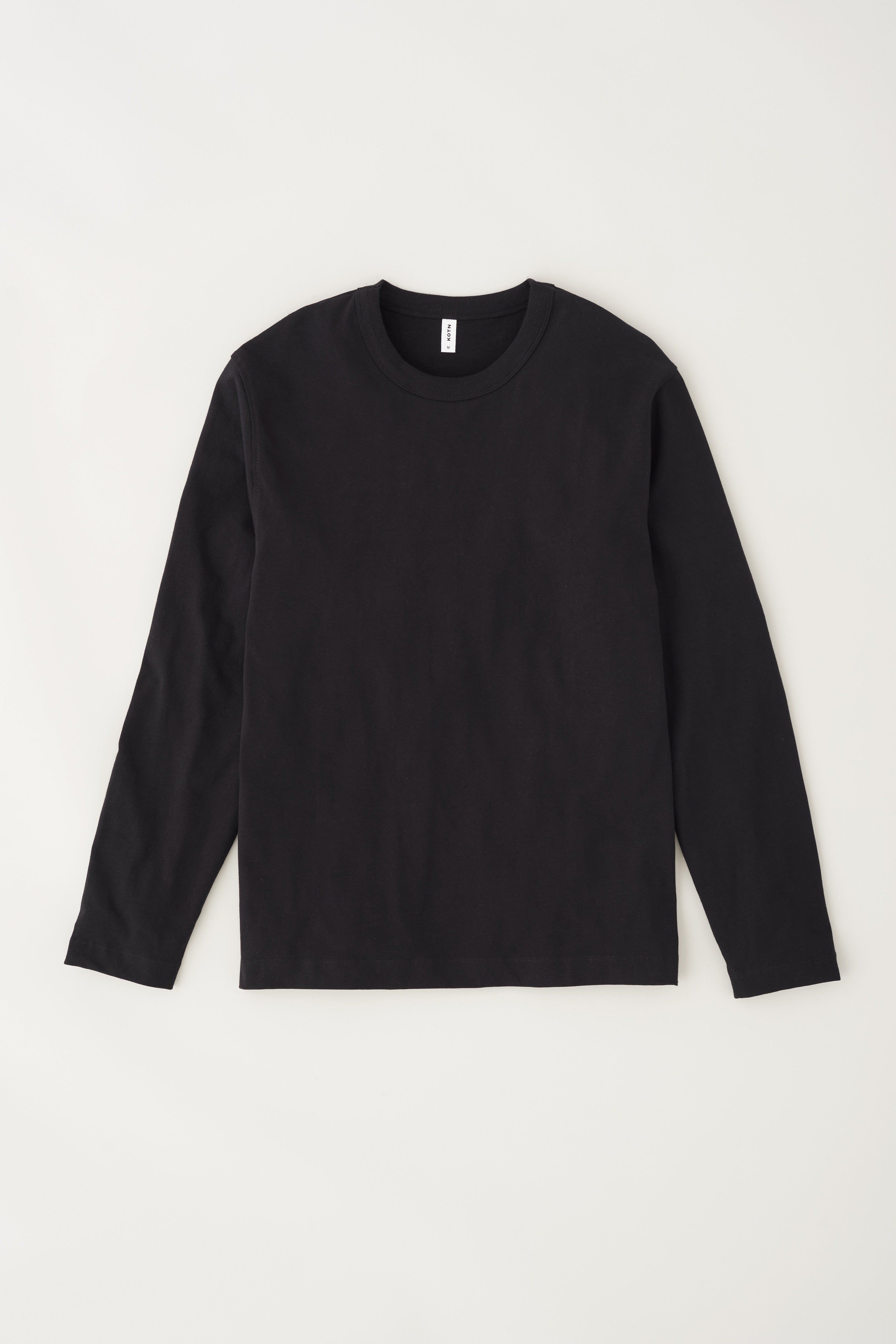 Men's Heavyweight Longsleeve 2.0 in Black sold by Kotn product image thumbnail 5