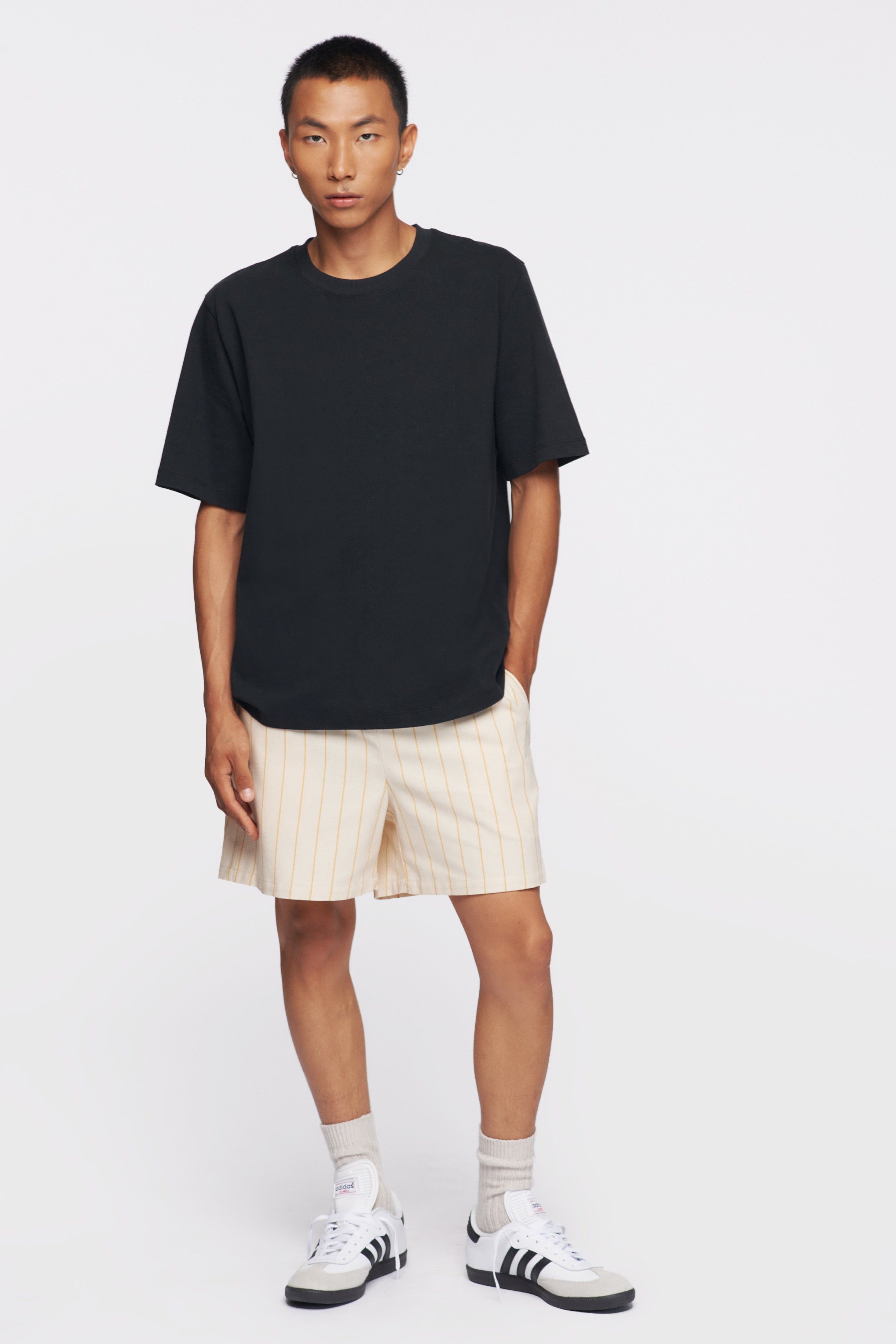 Unisex Woven Shorts in Autumn Stripe sold by Kotn product image thumbnail 2