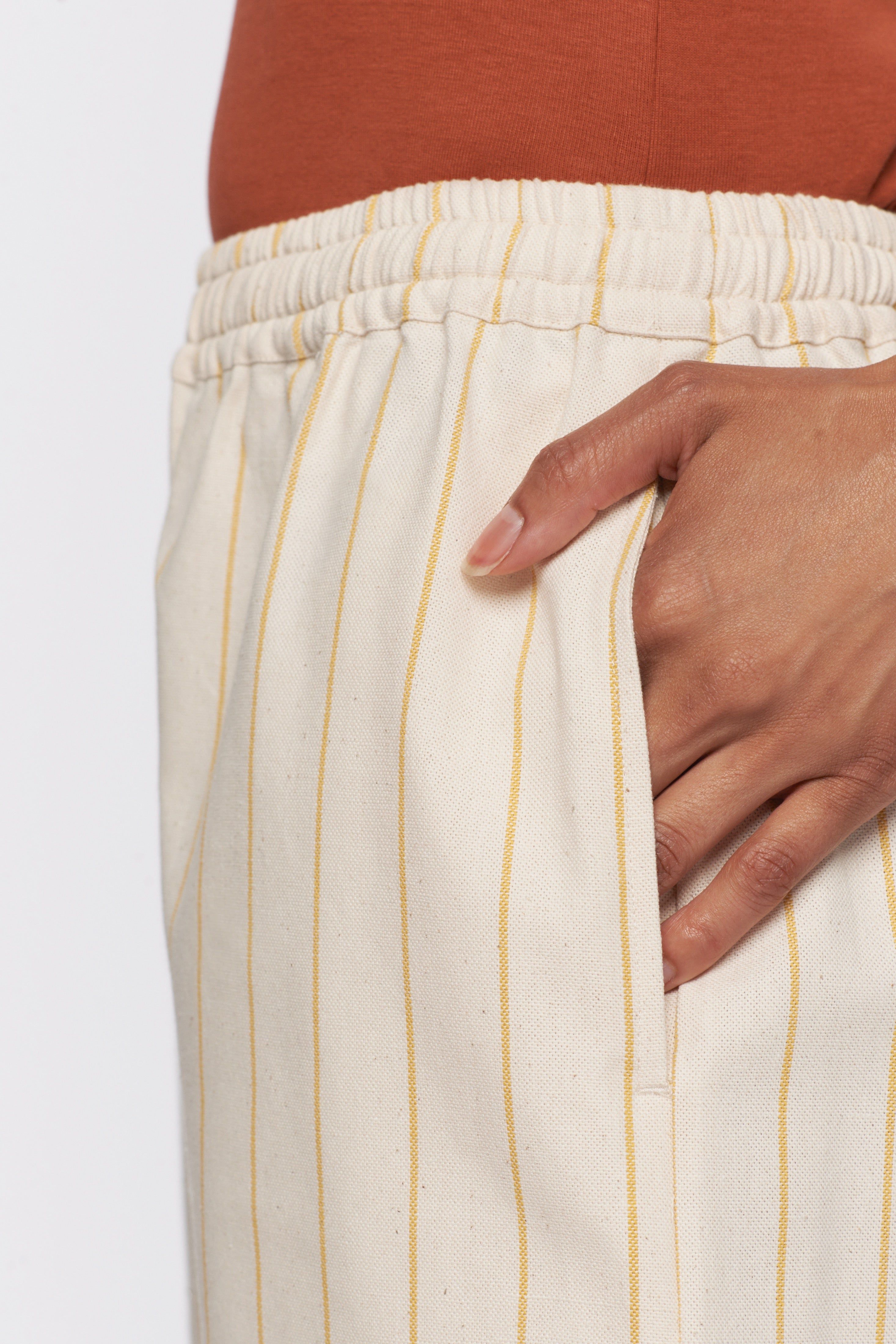 Unisex Woven Shorts in Autumn Stripe sold by Kotn product image thumbnail 7