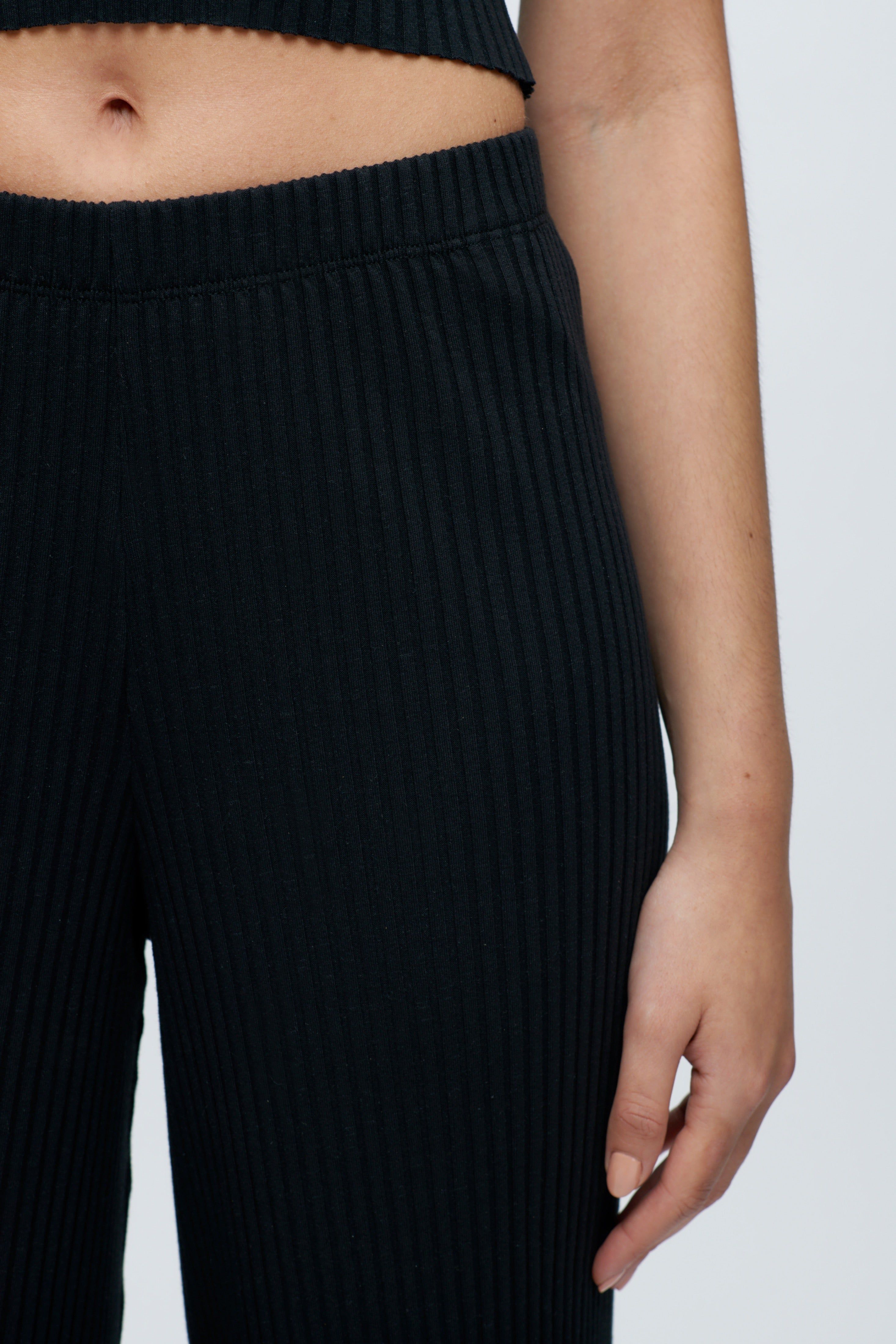 Women's Rib Pant in Black sold by Kotn product image thumbnail 5