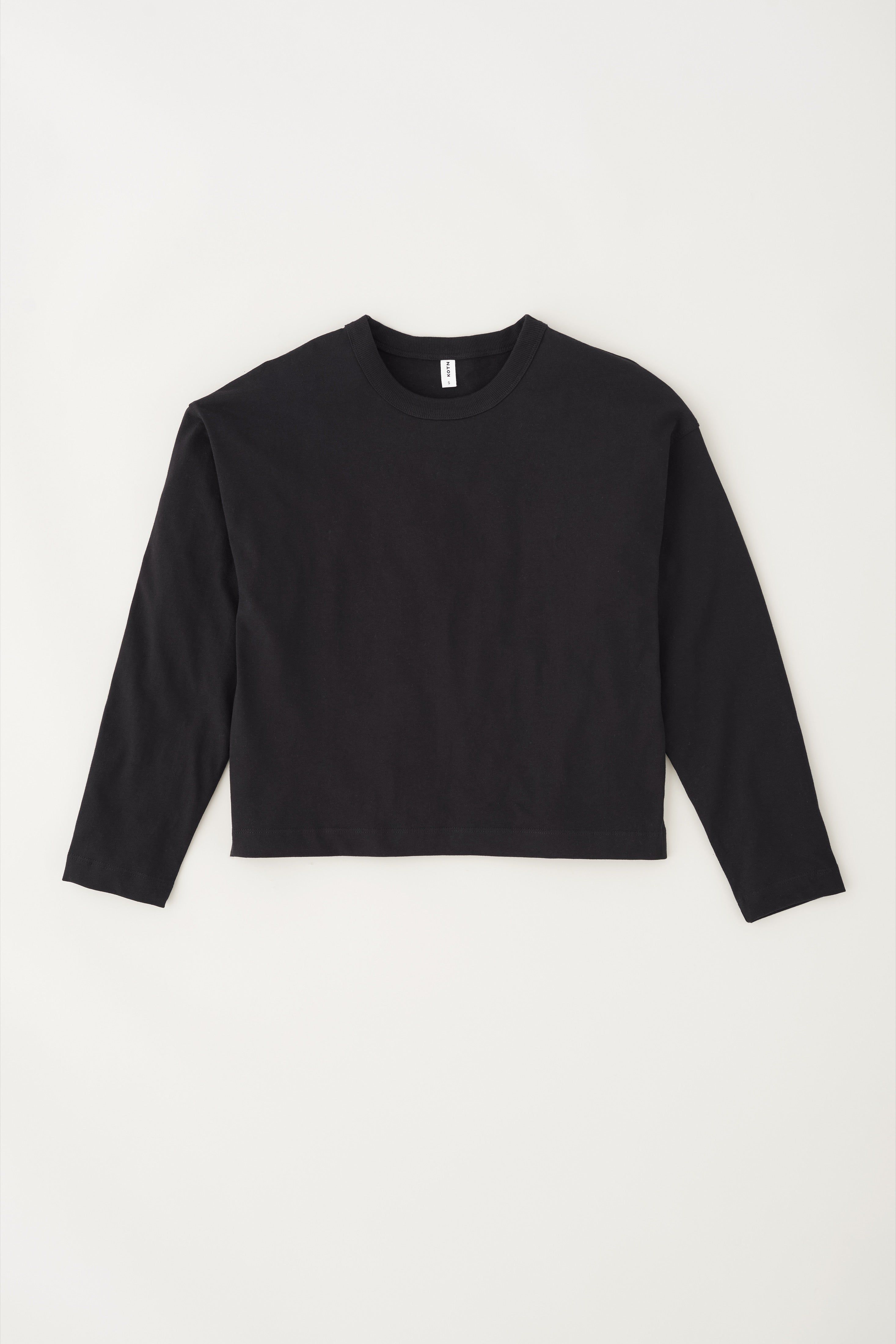 Women's Heavyweight Longsleeve in Black sold by Kotn product image thumbnail 5