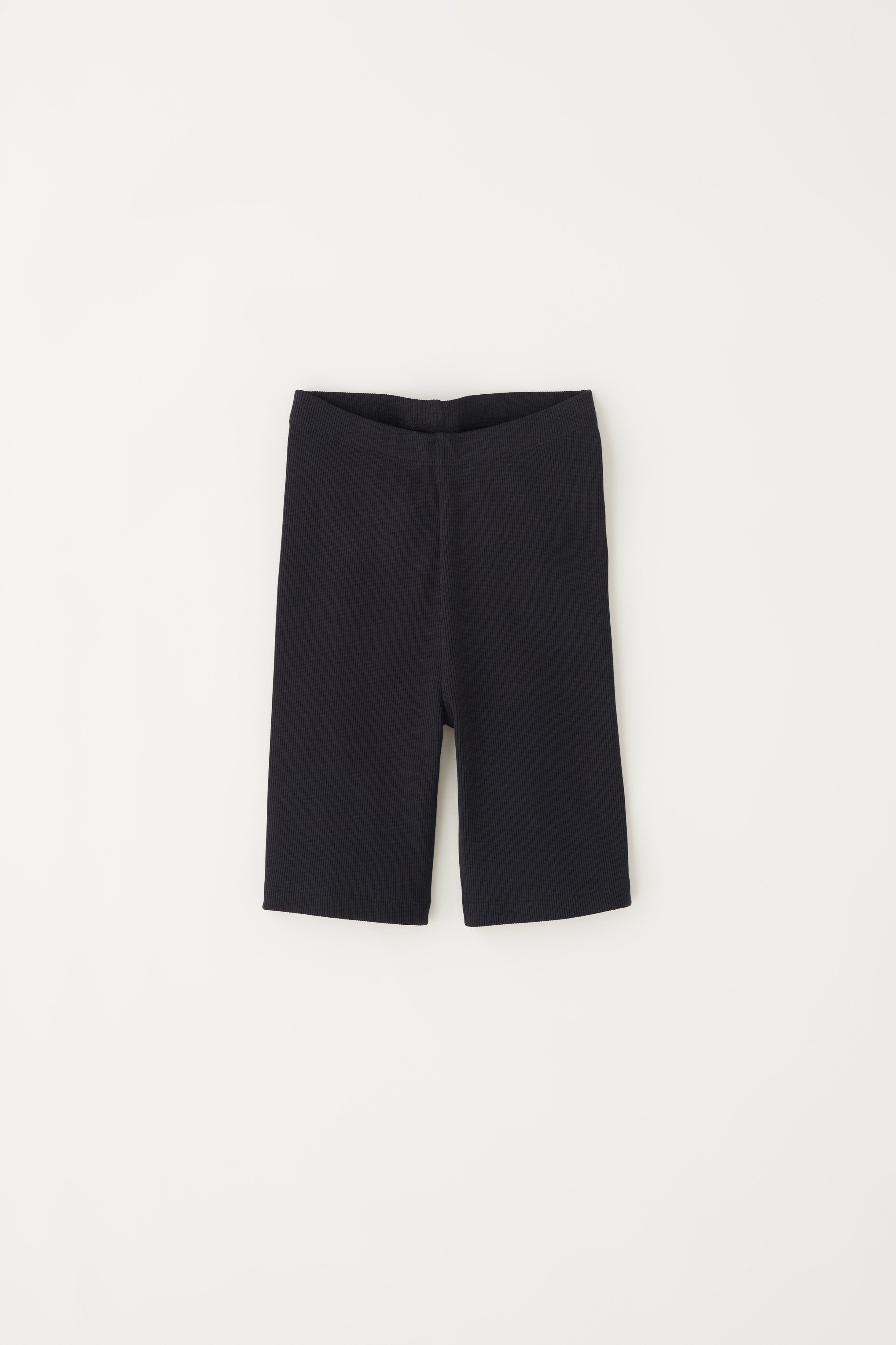 Women's Ribbed Bike Shorts in Black sold by Kotn product image thumbnail 5