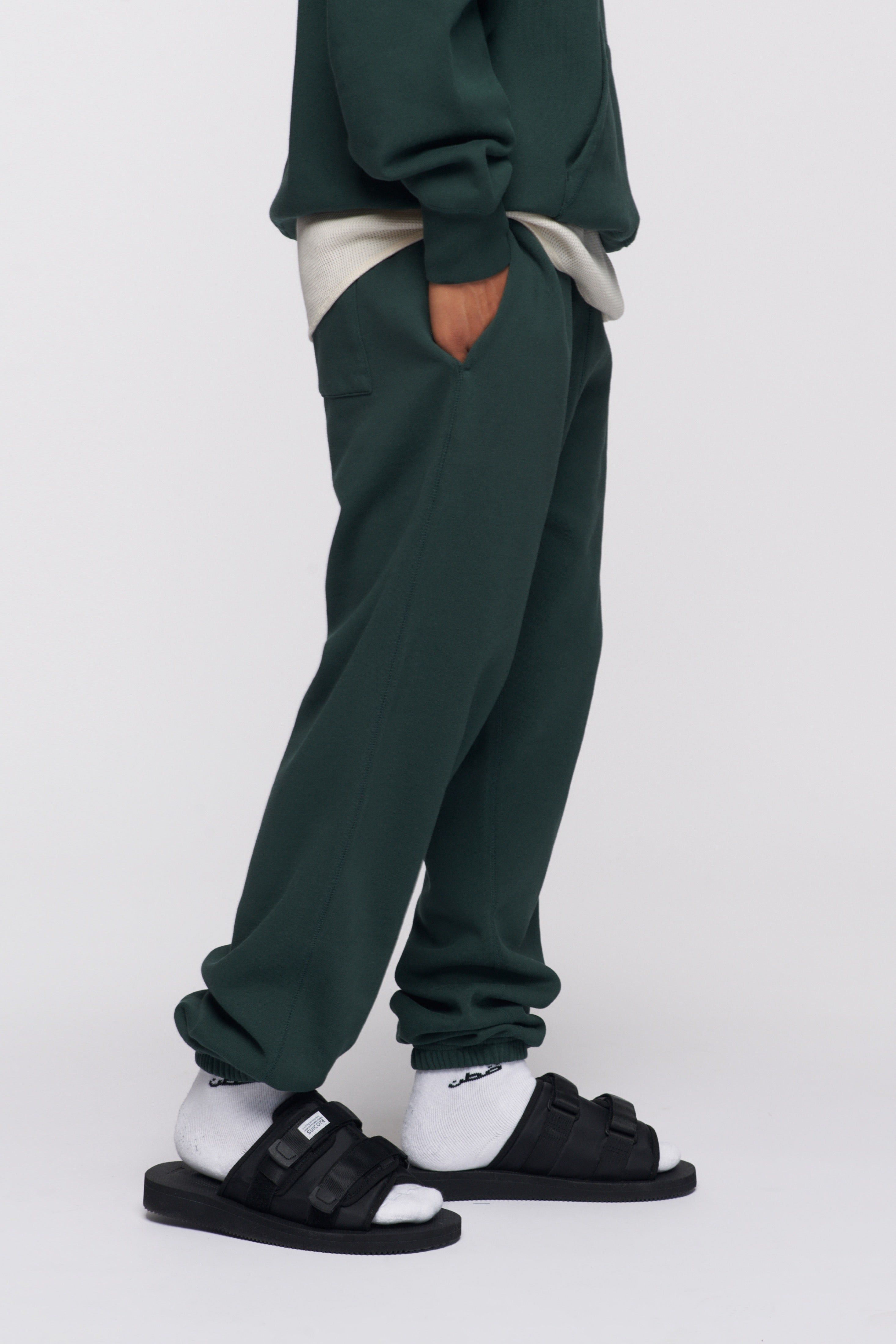 Men's Essential Sweatpant in Racing Green sold by Kotn product image thumbnail 2