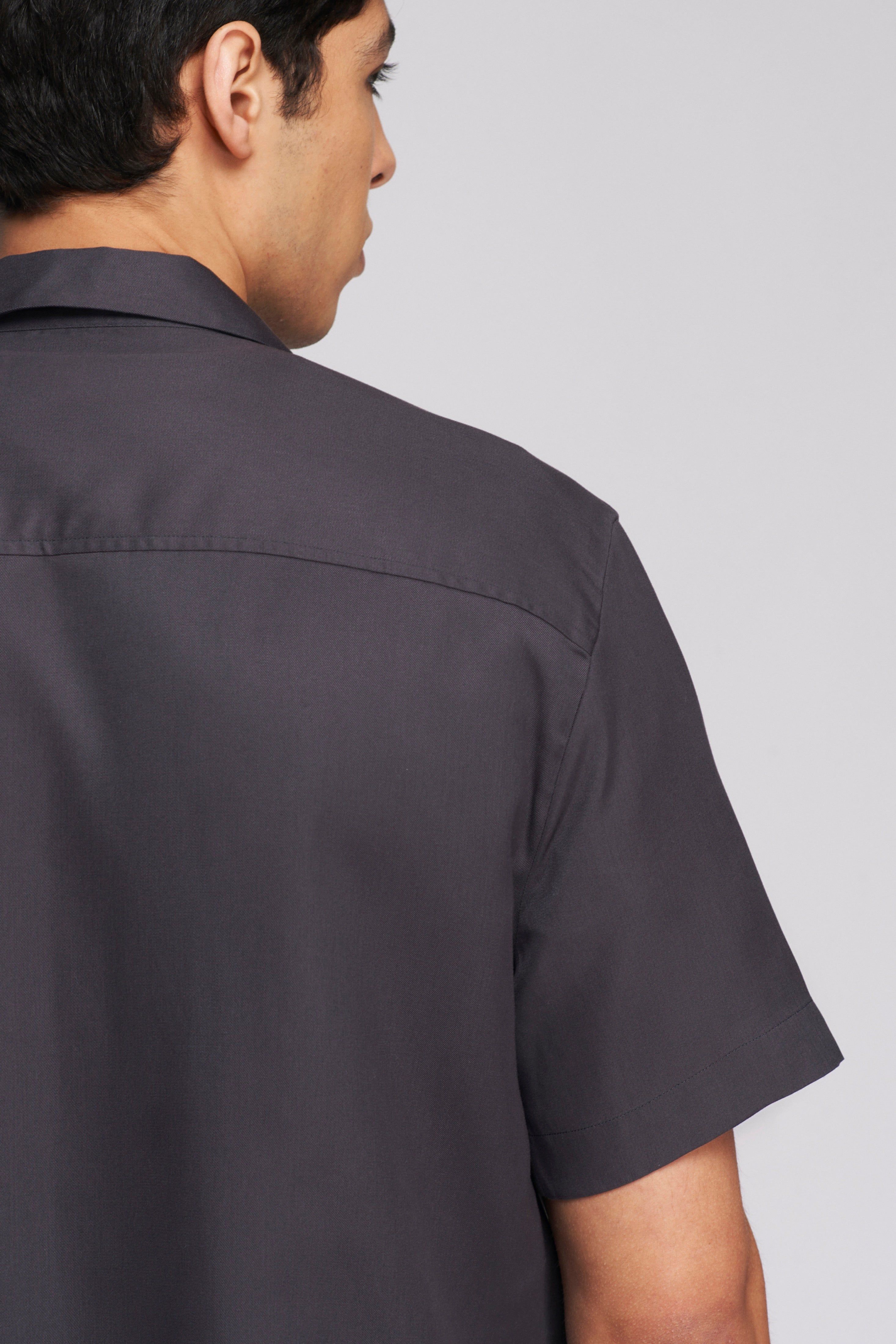 Camp Shirt in Iron sold by Kotn product image thumbnail 3