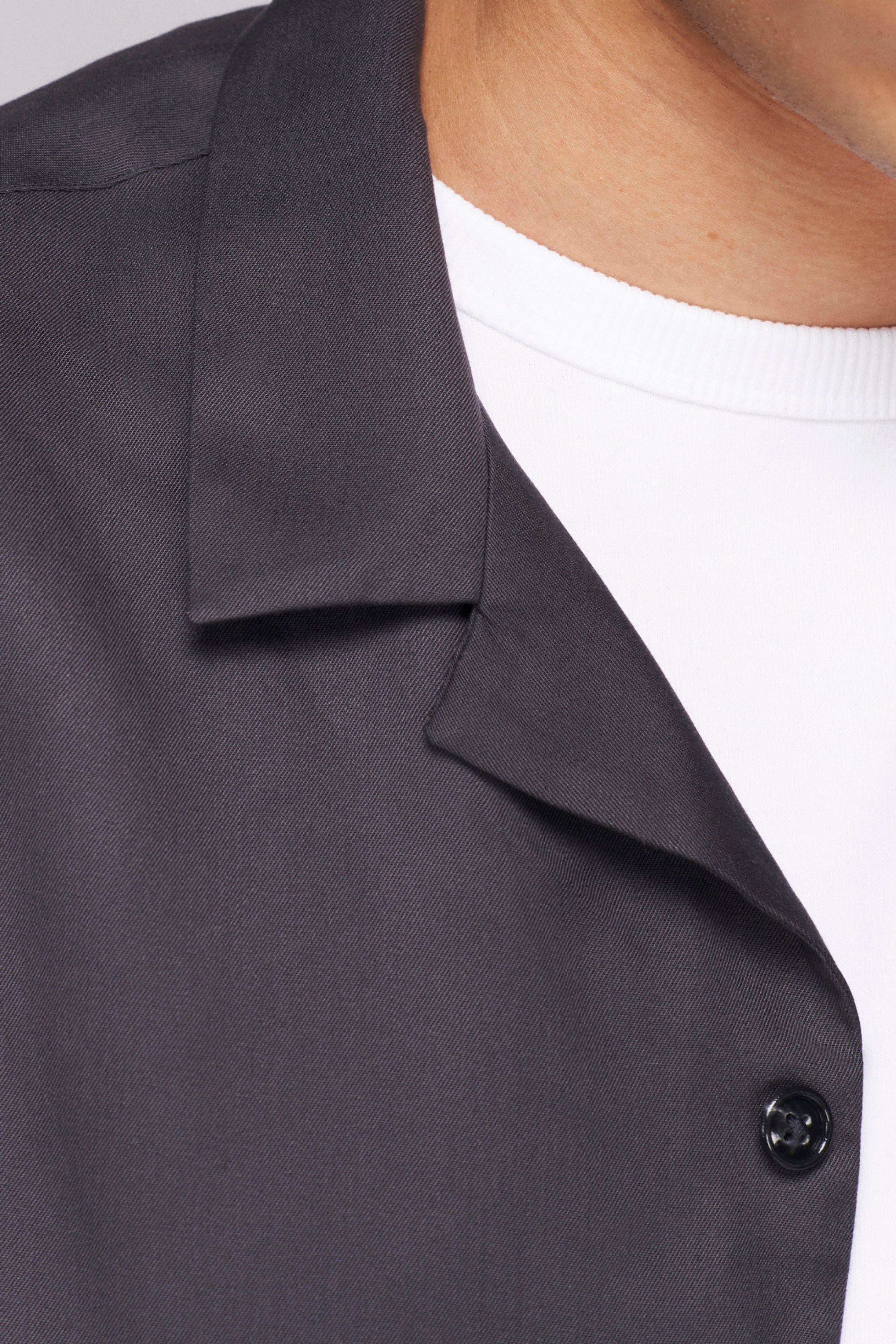 Camp Shirt in Iron sold by Kotn product image thumbnail 4