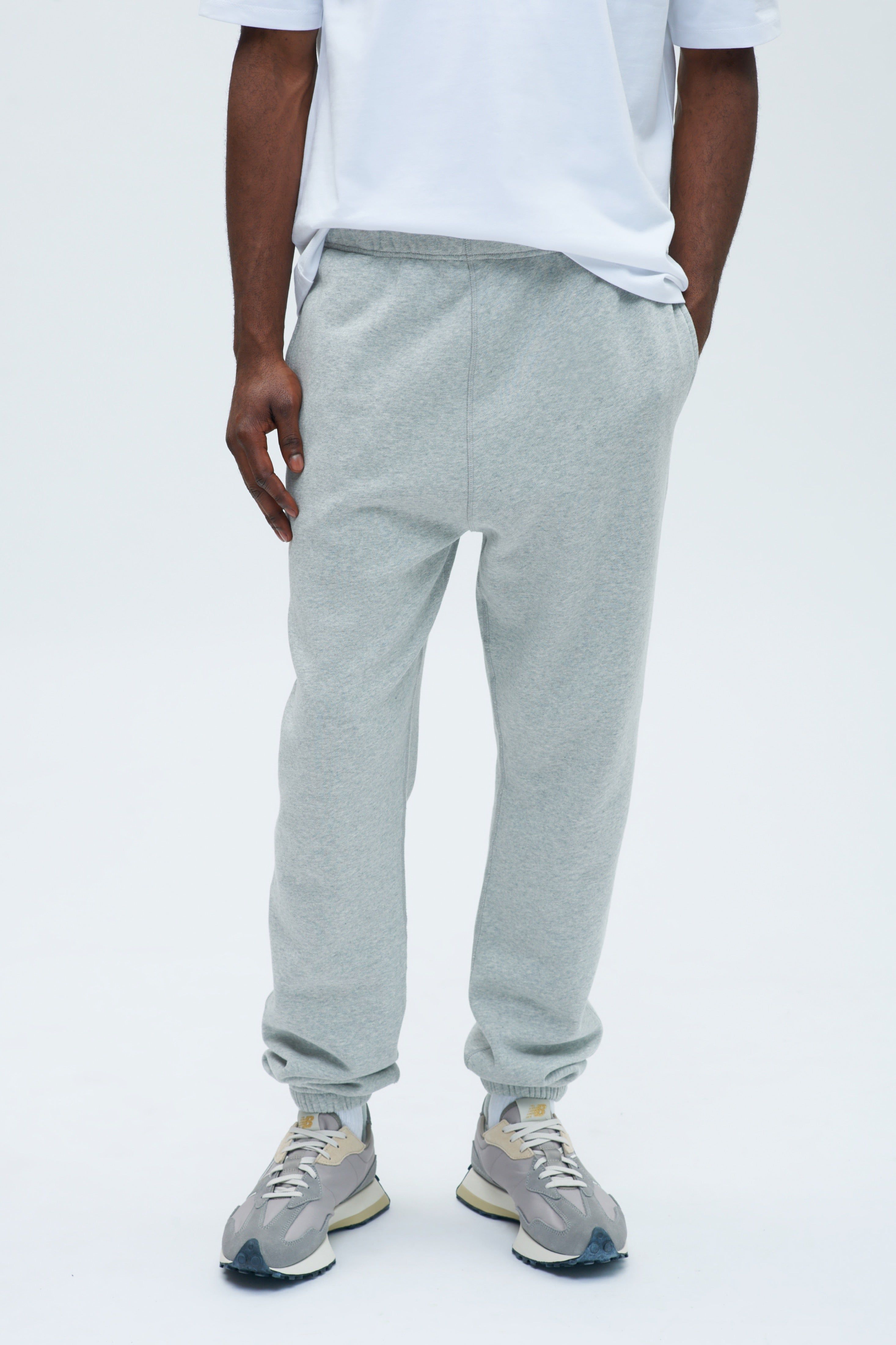 Men's Essential Sweatpant in Heather Grey sold by Kotn product image thumbnail 2