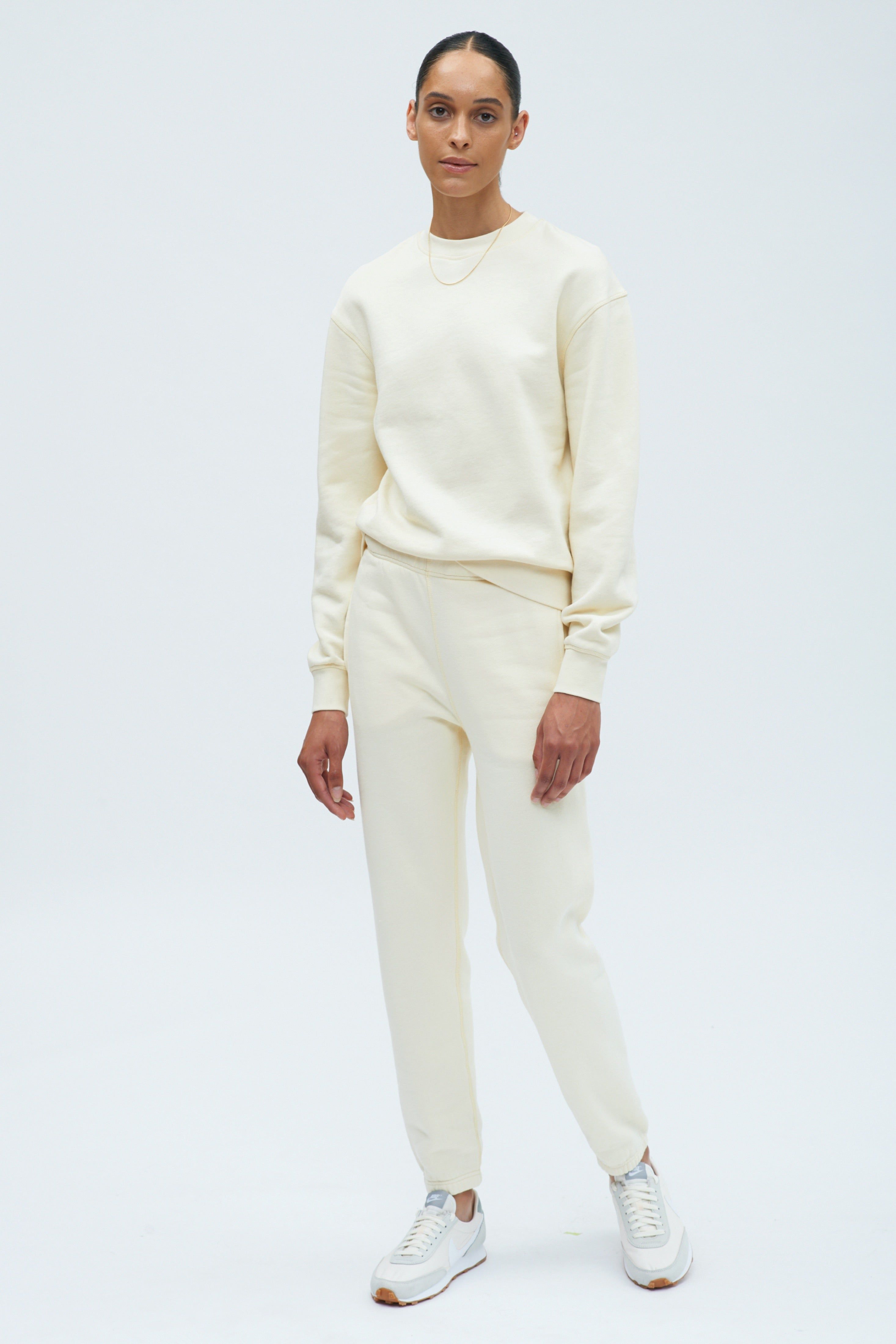 Women's Essential Sweatshirt in Alabaster sold by Kotn