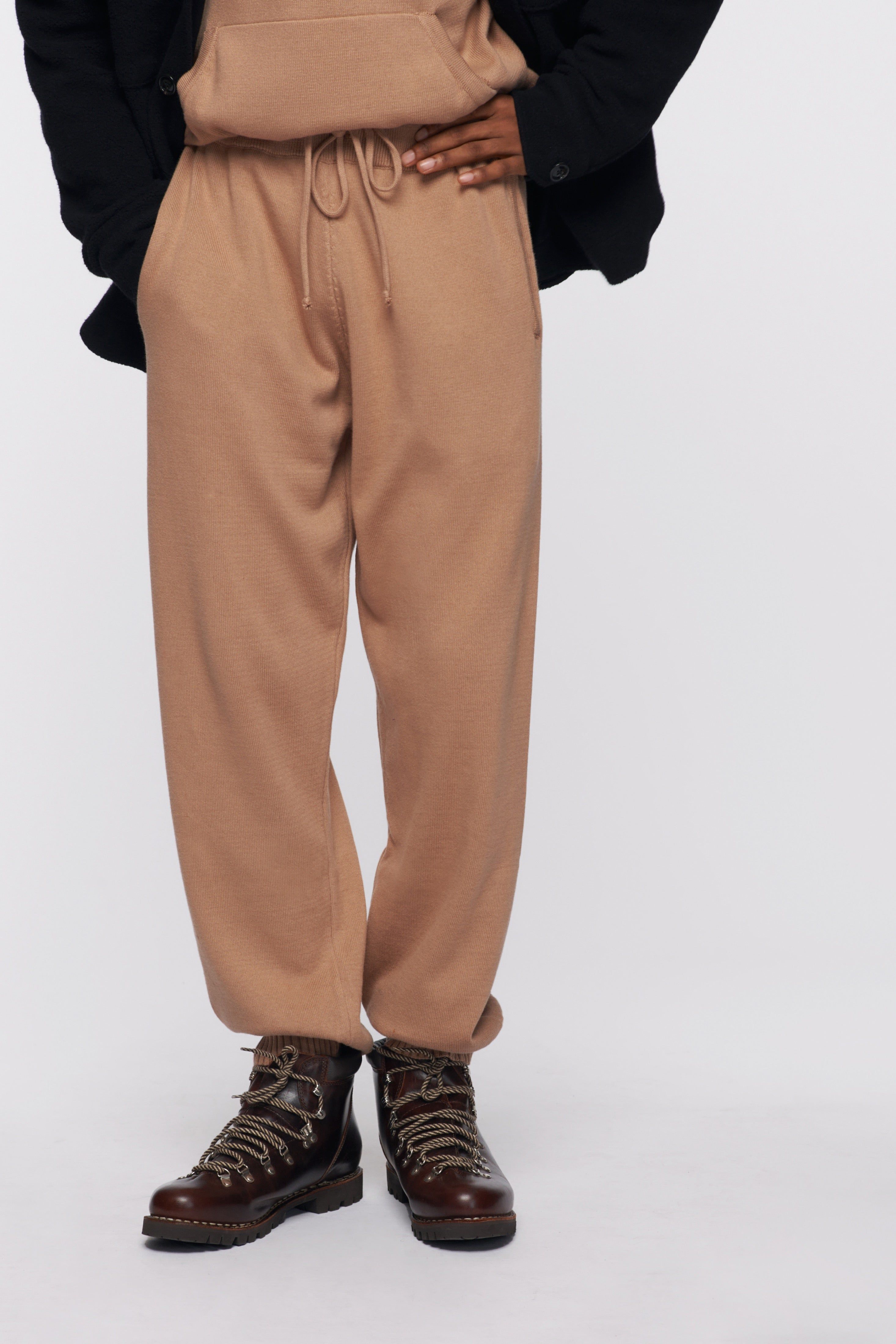 Unisex Fine Knit Pant in Light Sienna sold by Kotn product image thumbnail 3