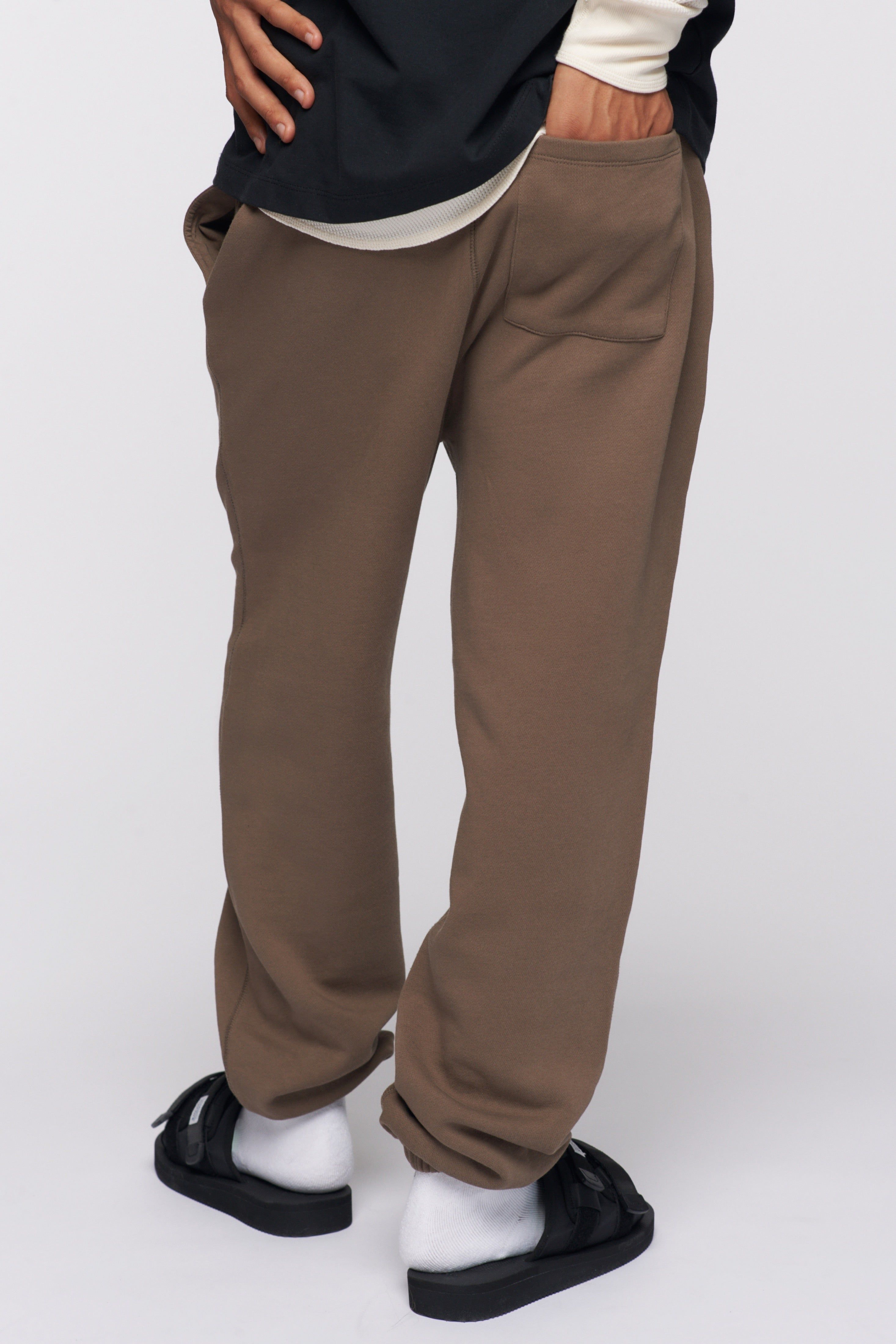 Men's Essential Sweatpant in Truffle sold by Kotn product image thumbnail 3