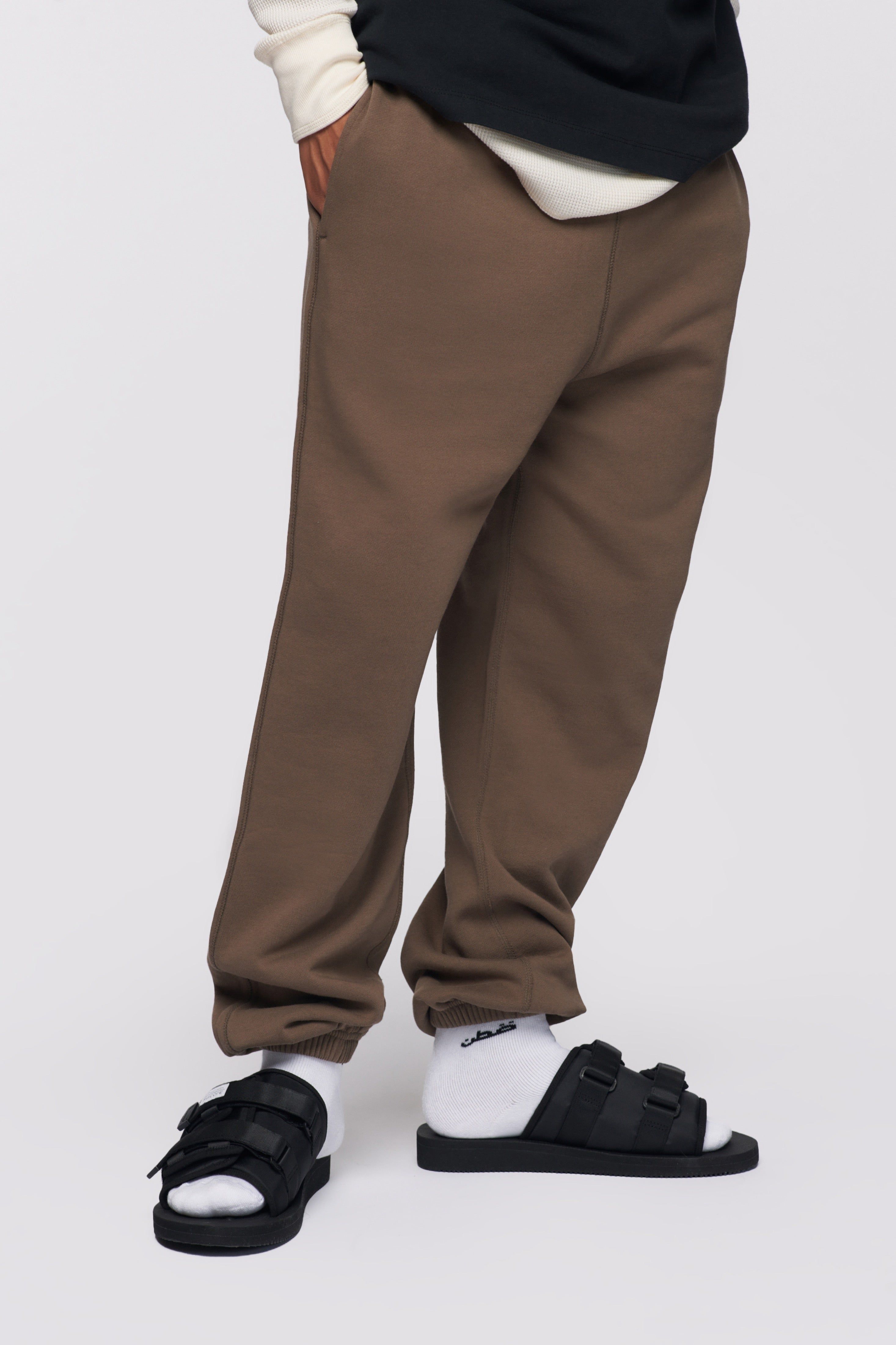 Men's Essential Sweatpant in Truffle sold by Kotn product image thumbnail 2