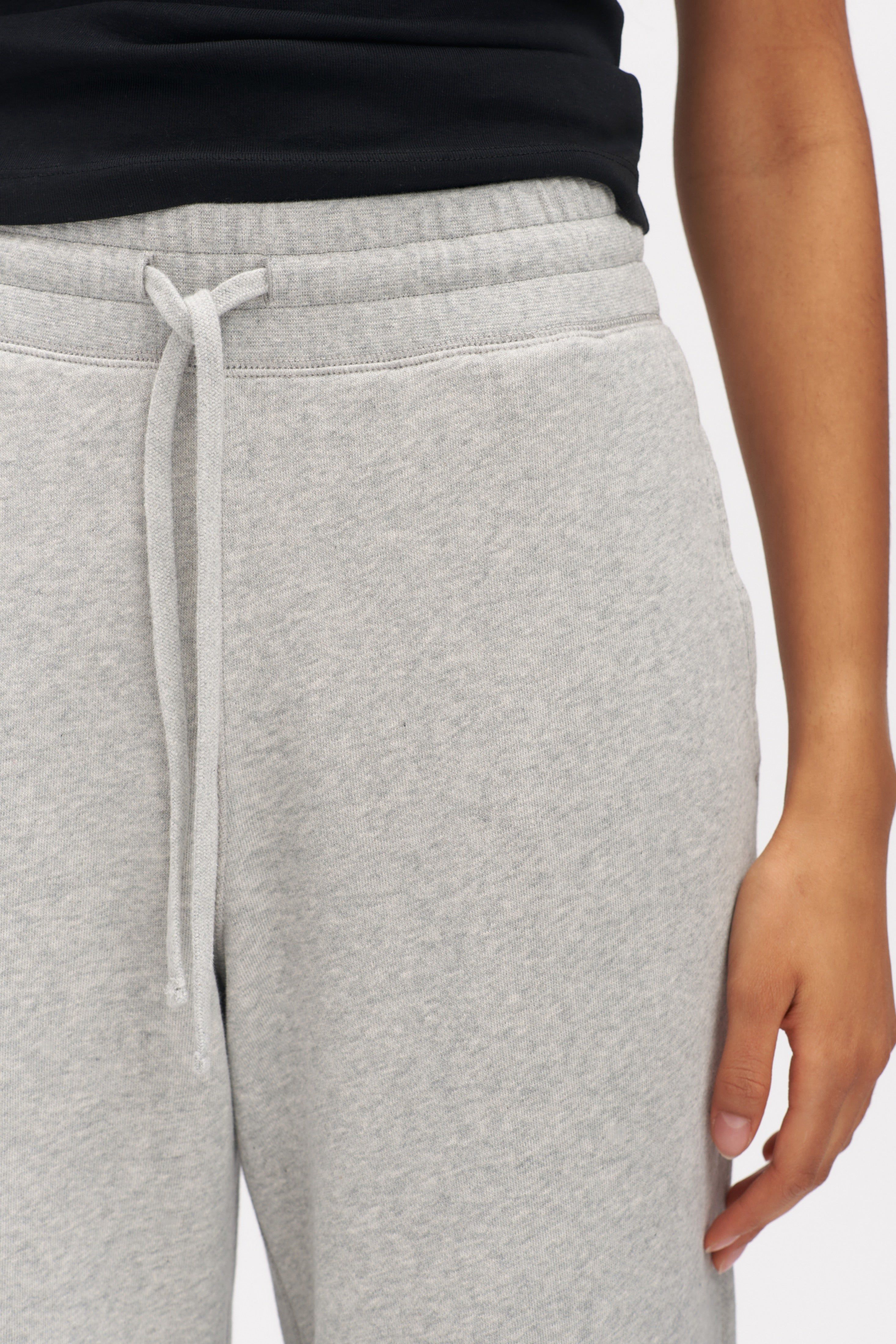 Women's Wide Leg Sweatpant in Heather Grey sold by Kotn product image thumbnail 4