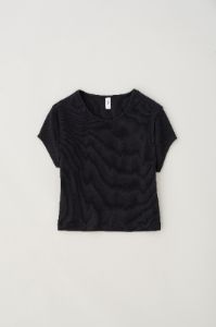 Women's Crop 90s Tee in Black sold by Kotn