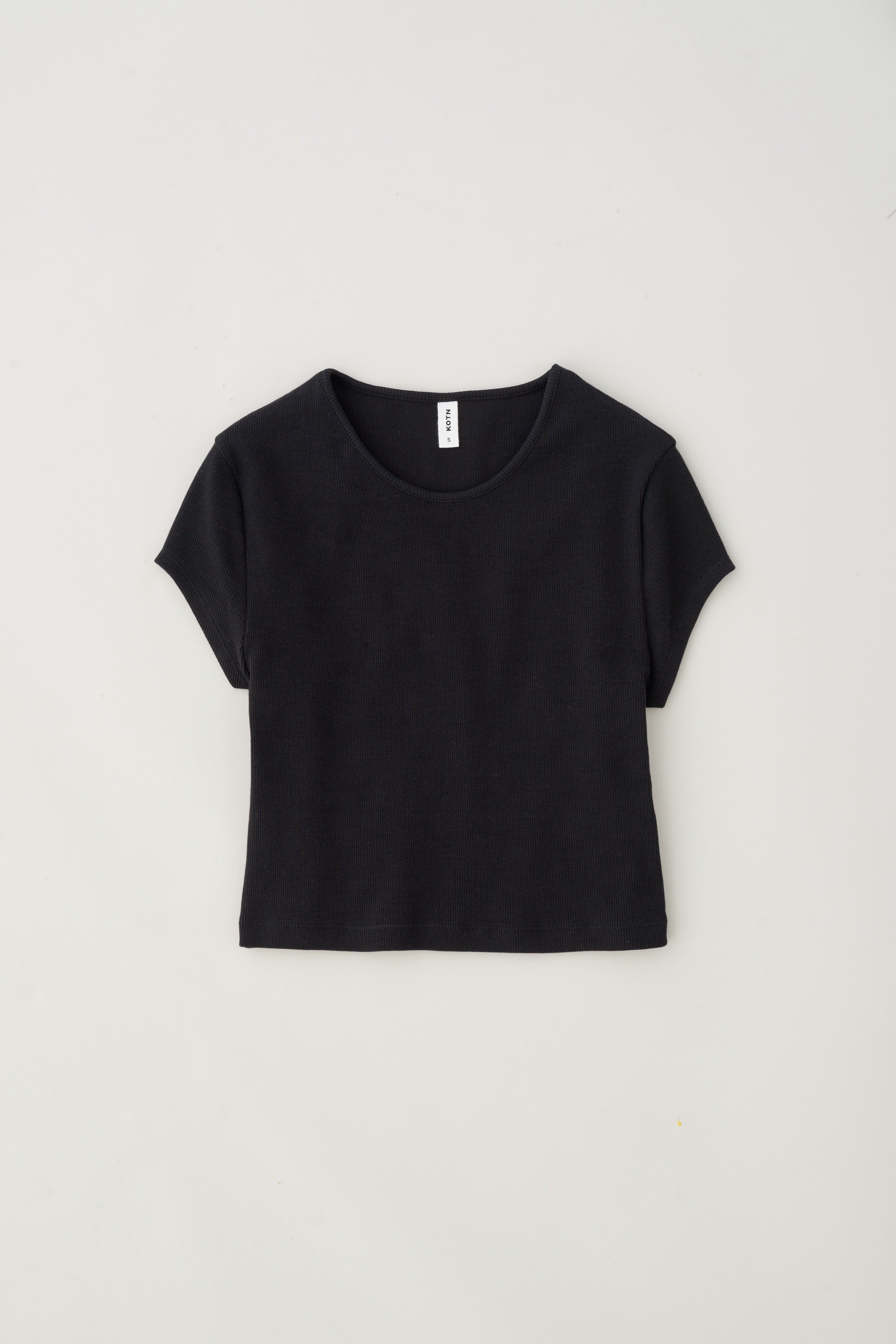 Women's Crop 90s Tee in Black sold by Kotn product image thumbnail 5