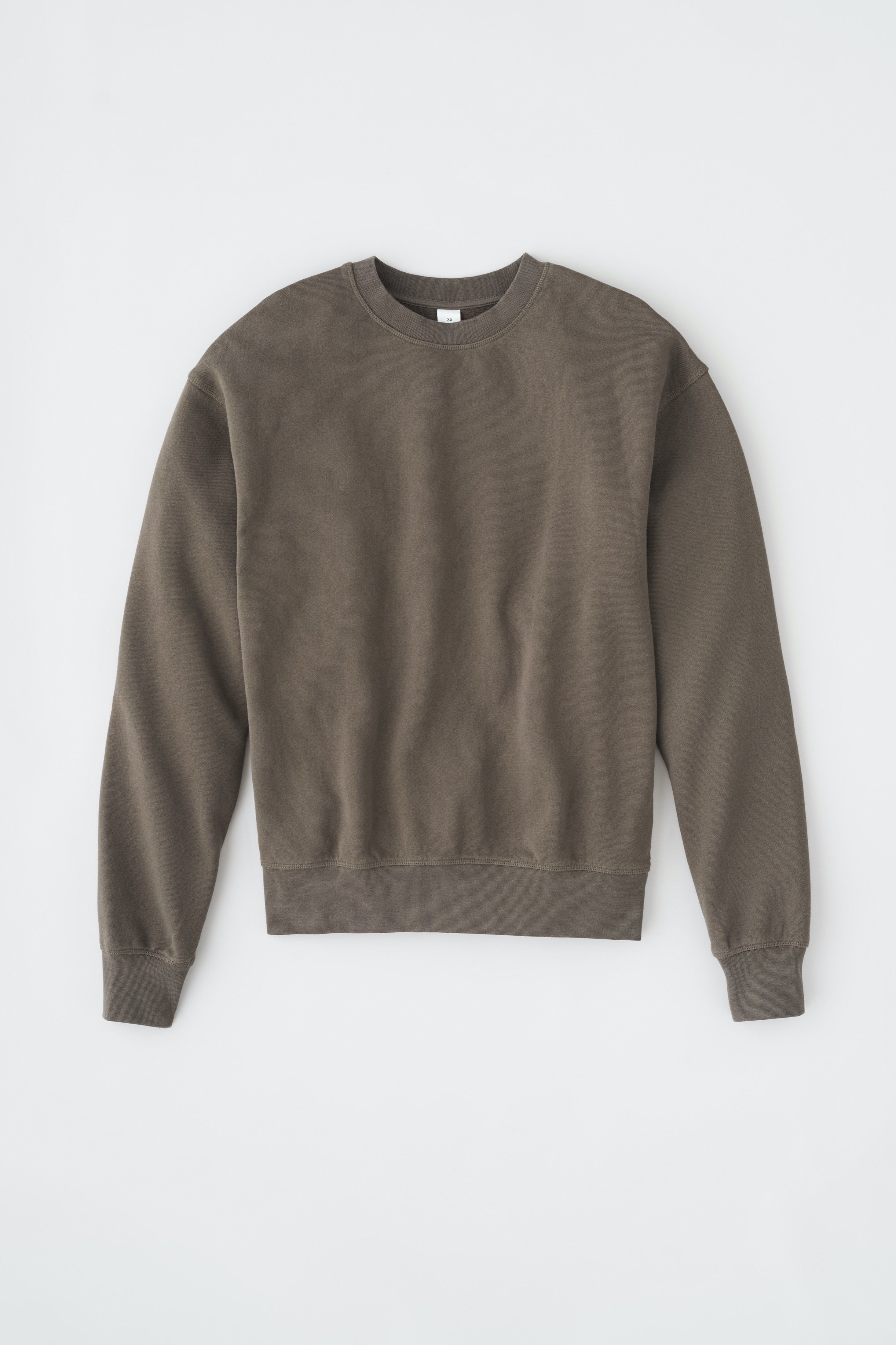 Men's Essential Sweatshirt in Dark Olive sold by Kotn product image thumbnail 5