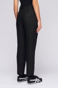 Women's Port Trouser in Black sold by Kotn
