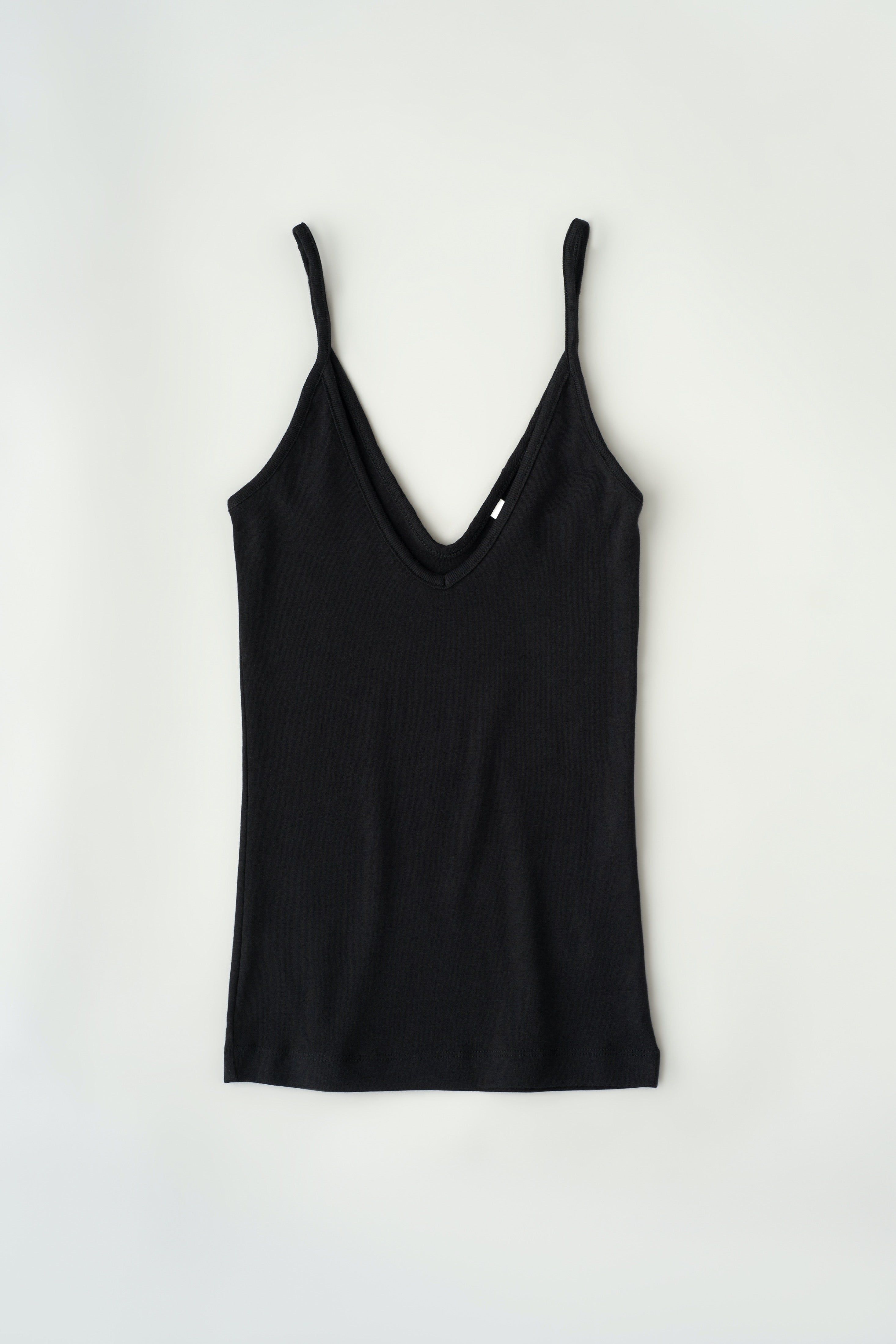 V-neck Tank in Black sold by Kotn product image thumbnail 6