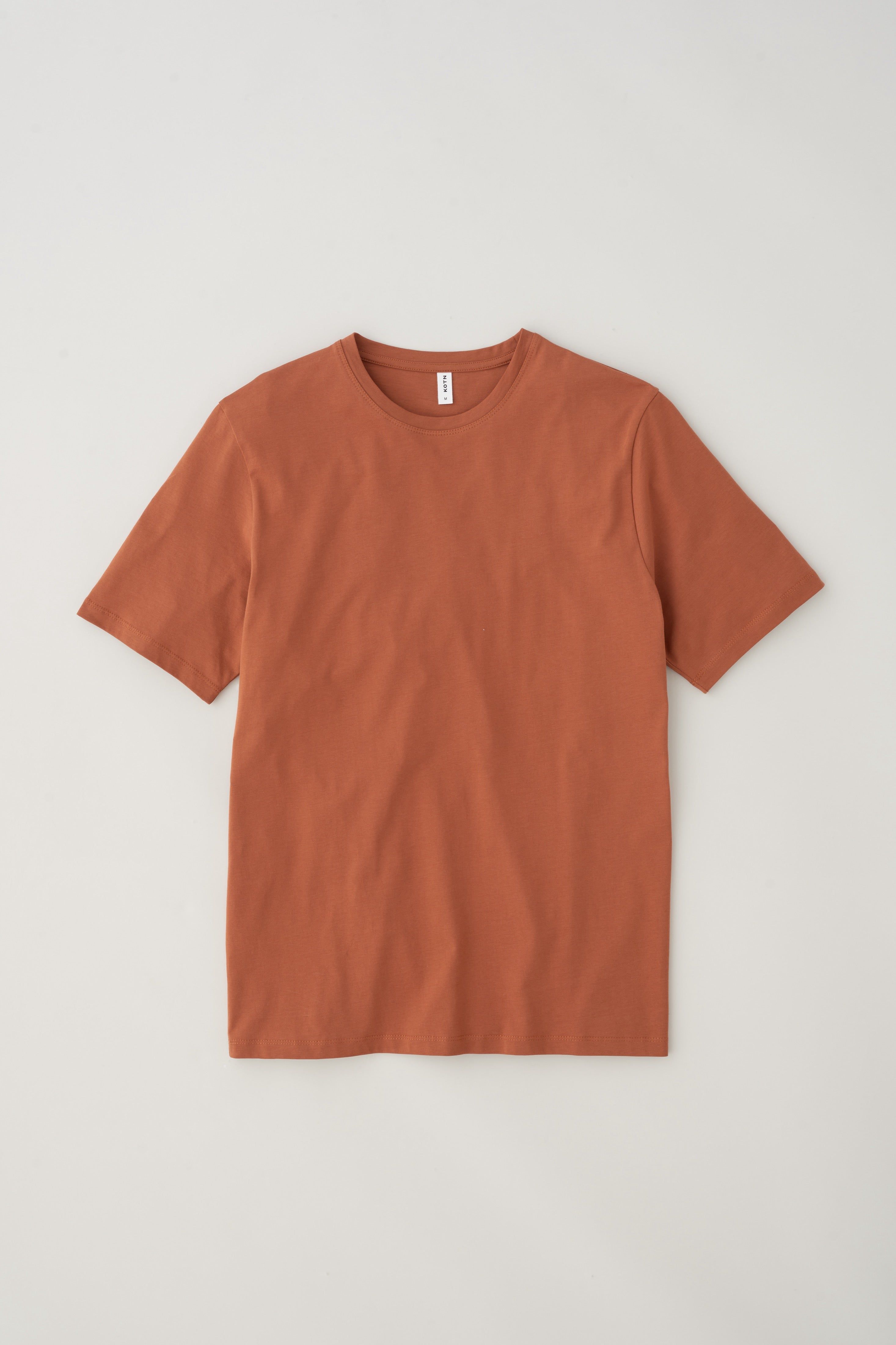 Men's Essential Crew in Terracotta sold by Kotn product image thumbnail 6