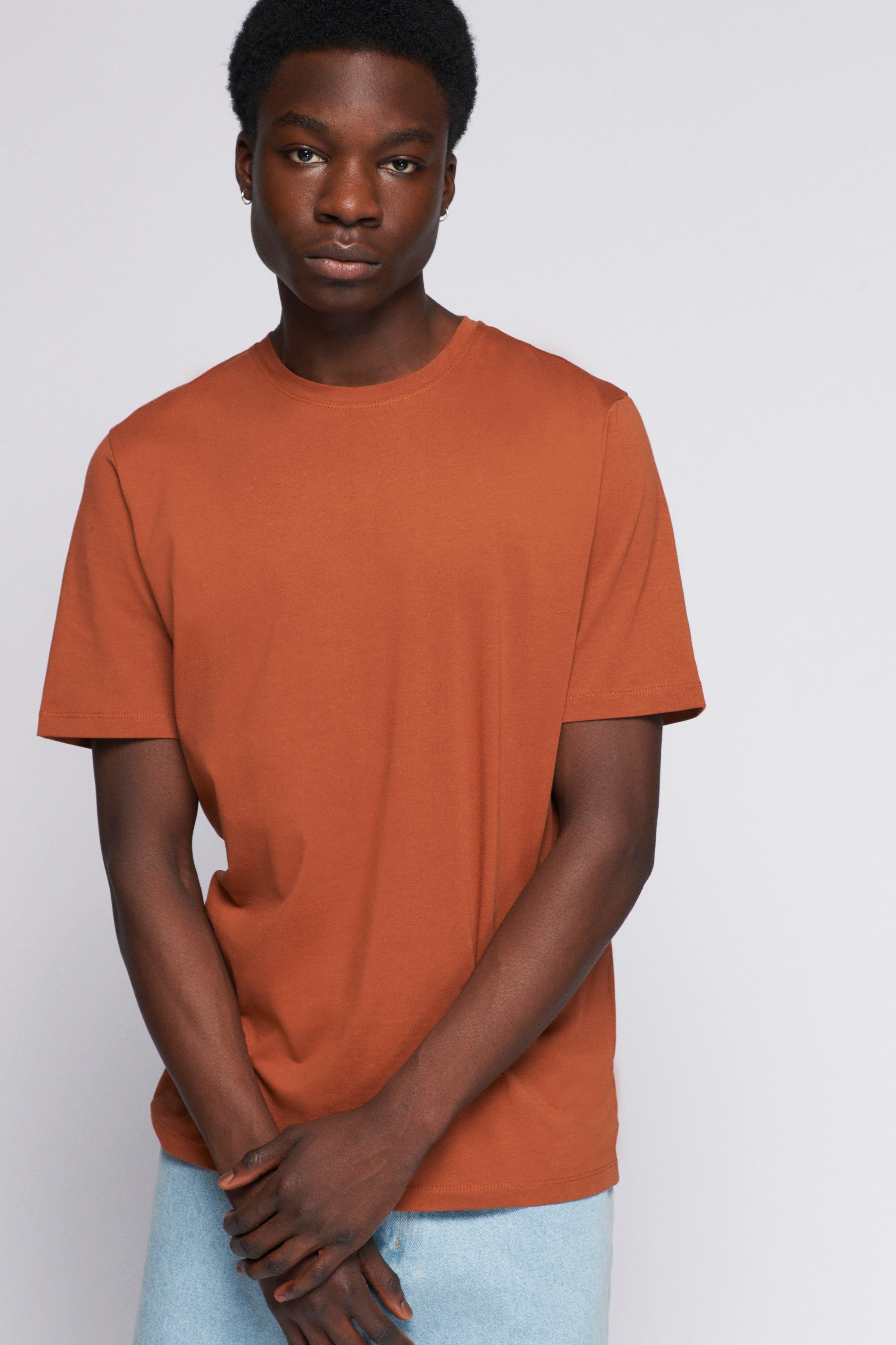 Men's Essential Crew in Terracotta sold by Kotn product image thumbnail 2