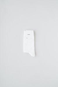 Rib Socks in White sold by Kotn