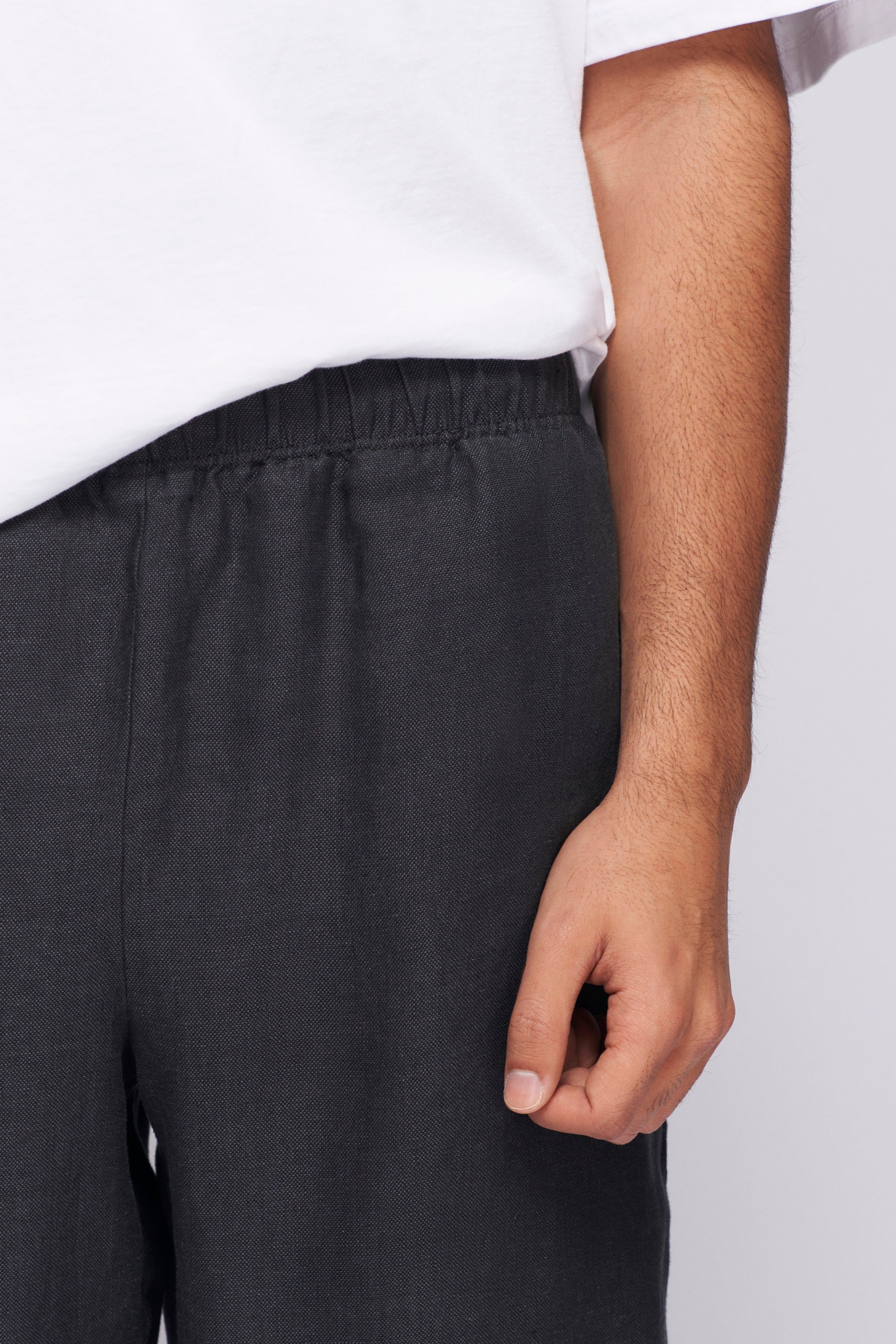 Unisex Cairo Linen Pant in Black sold by Kotn product image thumbnail 8